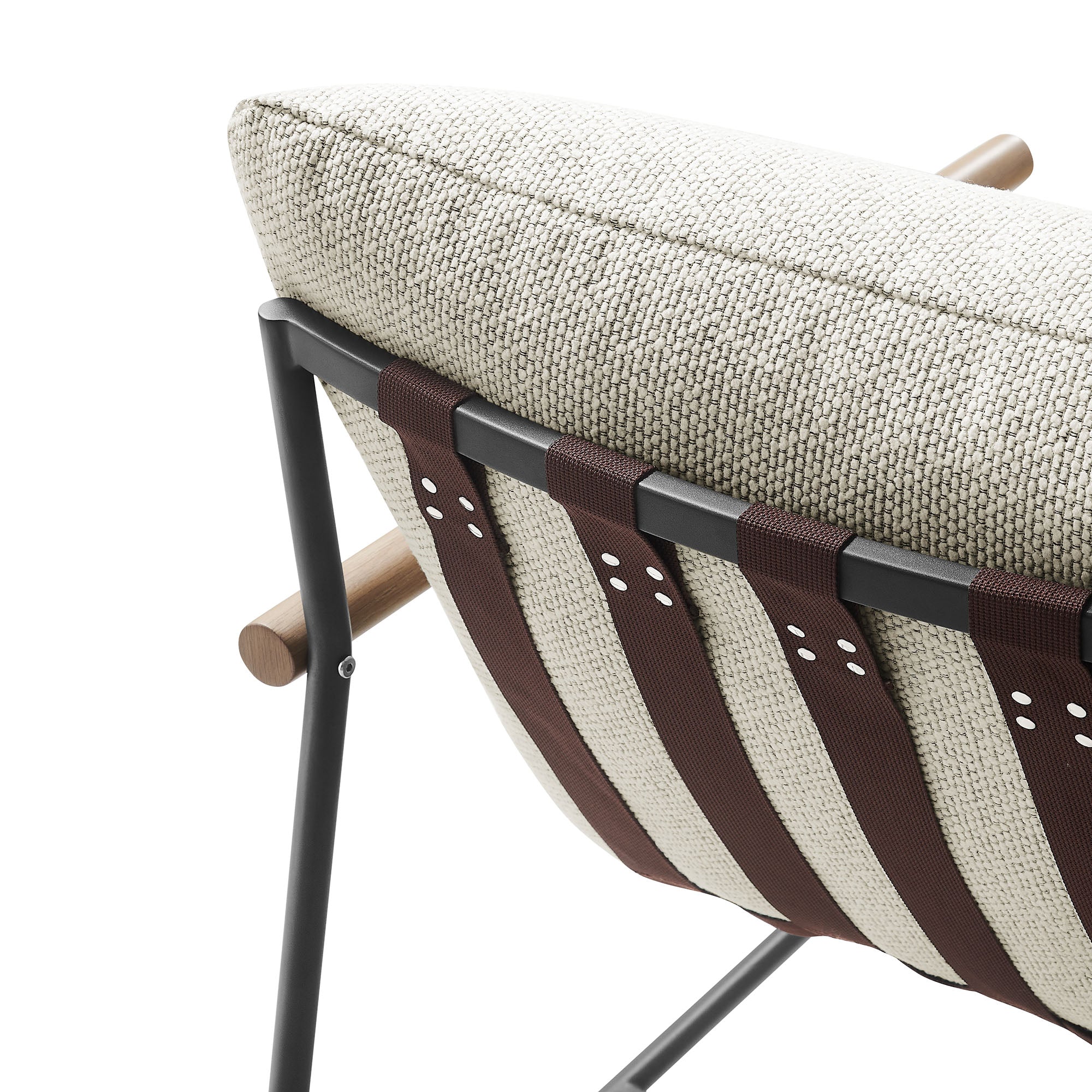 Raya Outdoor Patio Boucle Lounge Chair and Ottoman by Modway