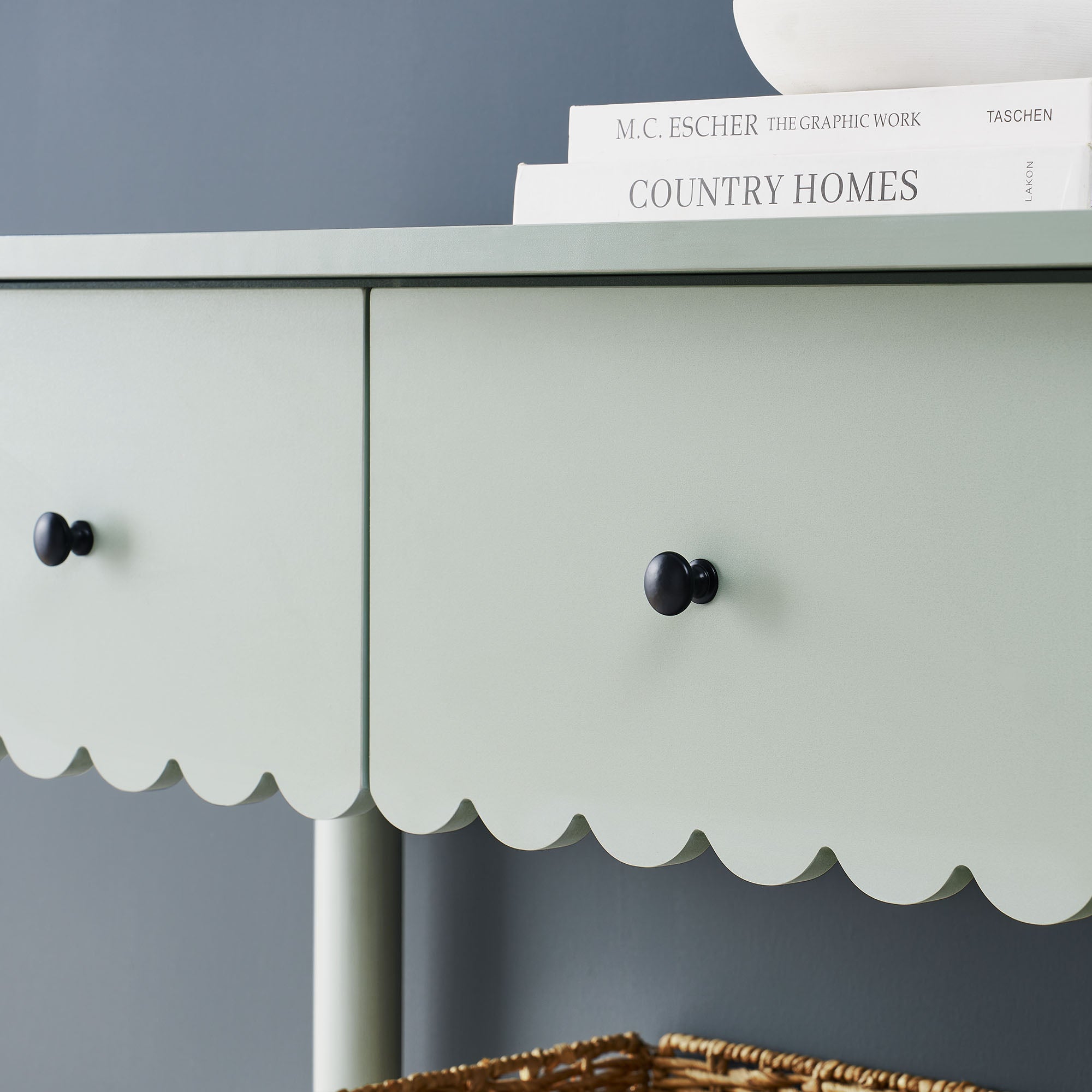 Emmeline 3-Drawer Scalloped Console Table by Modway