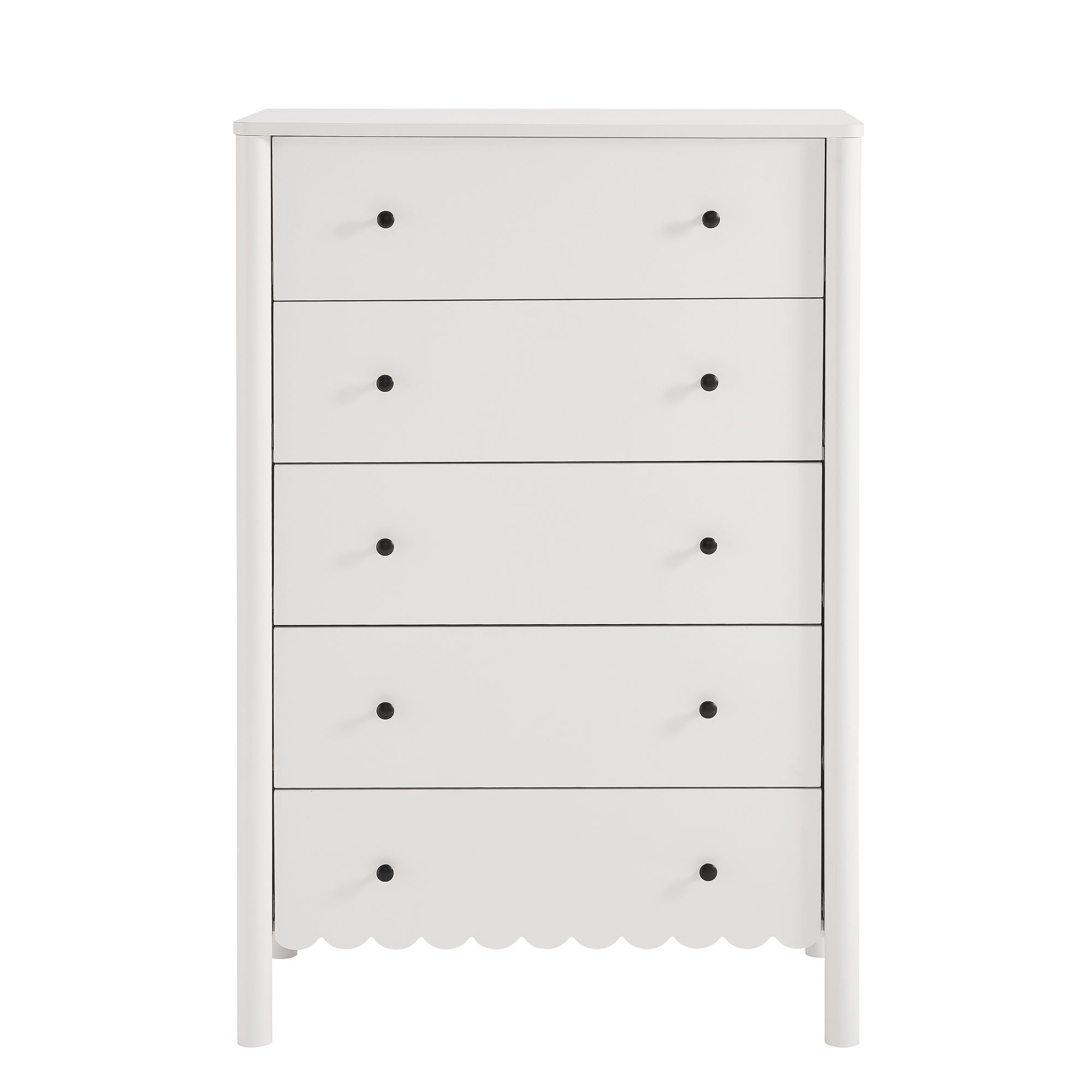 Emmeline Scalloped 5-Drawer Chest by Modway