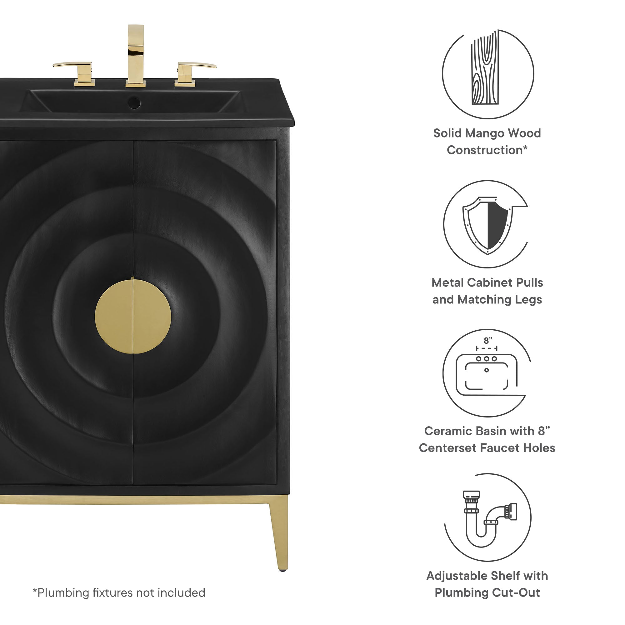 Beau 24" Bathroom Vanity Cabinet by Modway