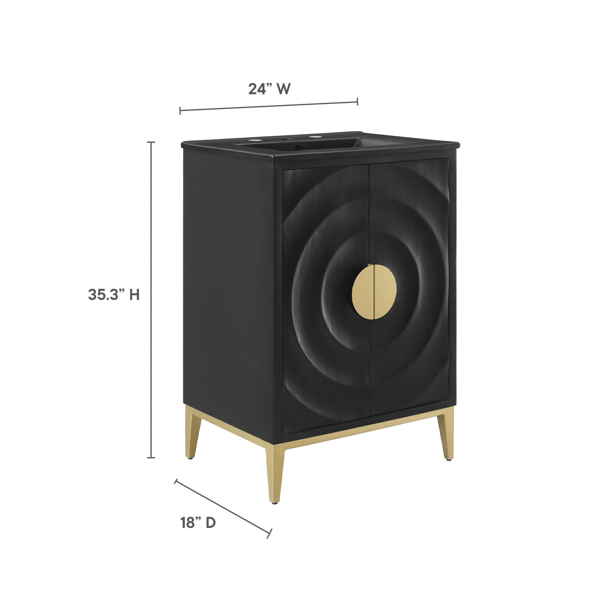 Beau 24" Bathroom Vanity Cabinet by Modway