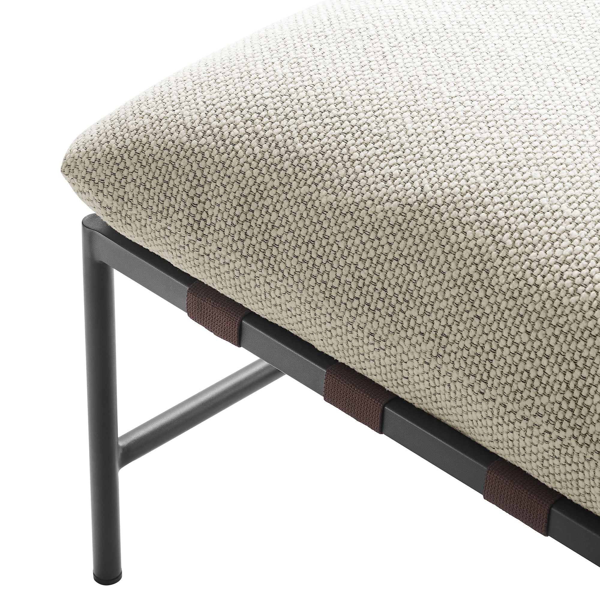 Raya Outdoor Patio Boucle Lounge Chair and Ottoman by Modway