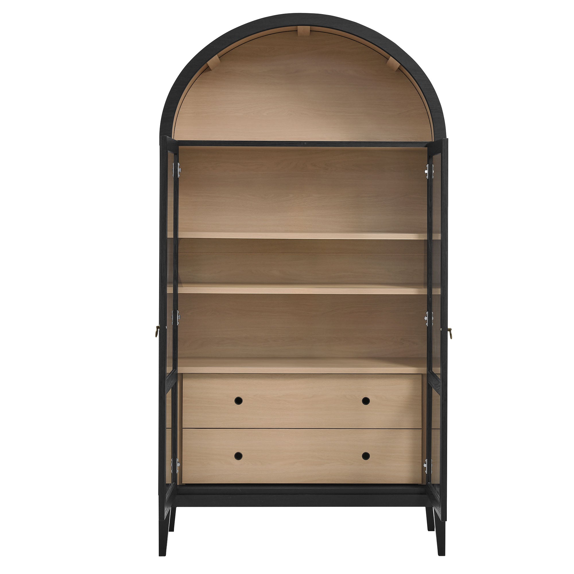 Nolan 74" Tall Arched Storage Display Cabinet by Modway