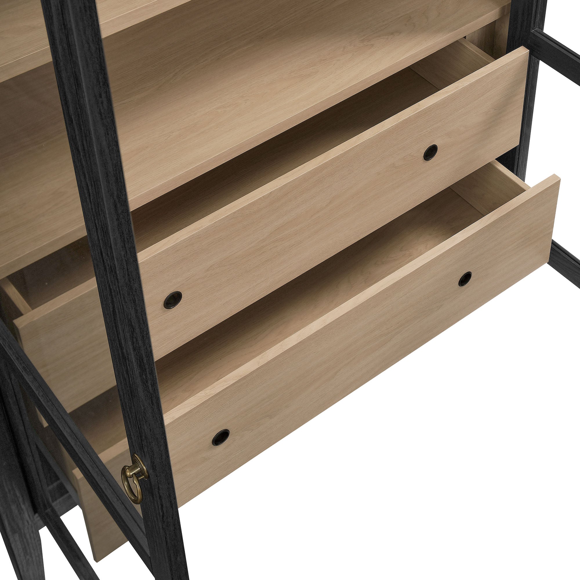 Nolan 74" Tall Arched Storage Display Cabinet by Modway