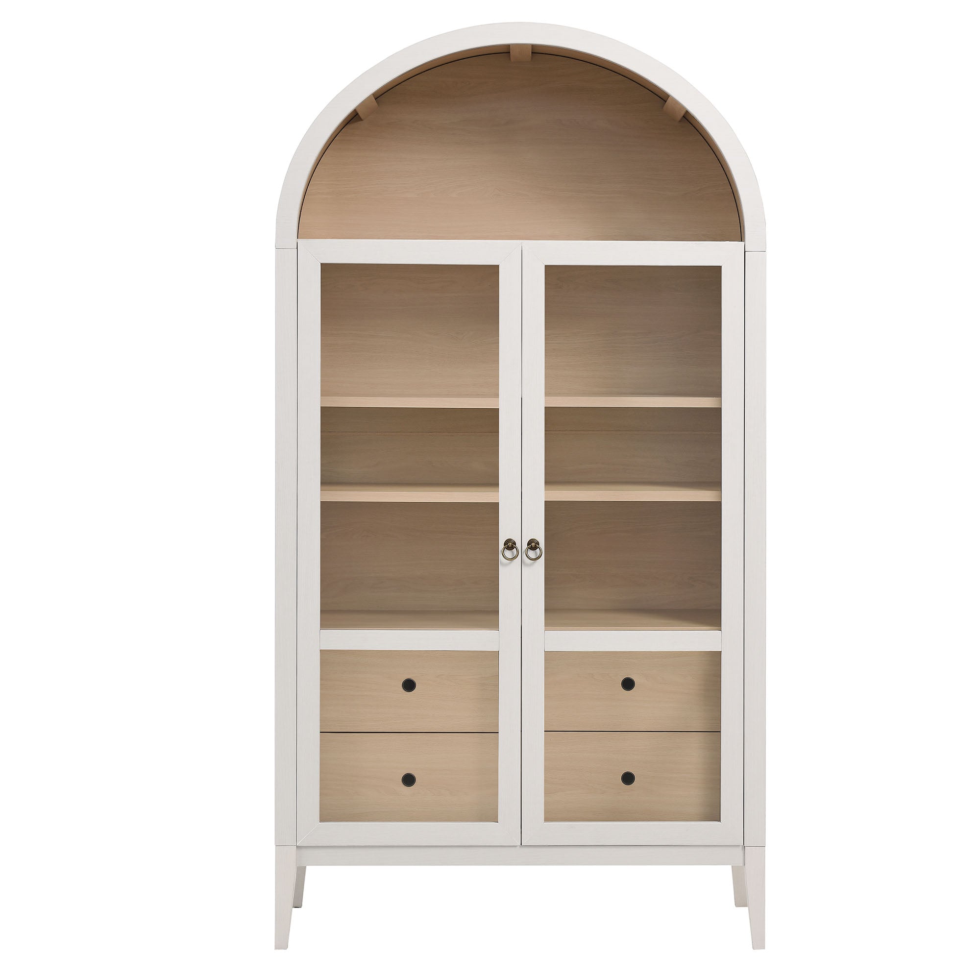 Nolan 74" Tall Arched Storage Display Cabinet by Modway