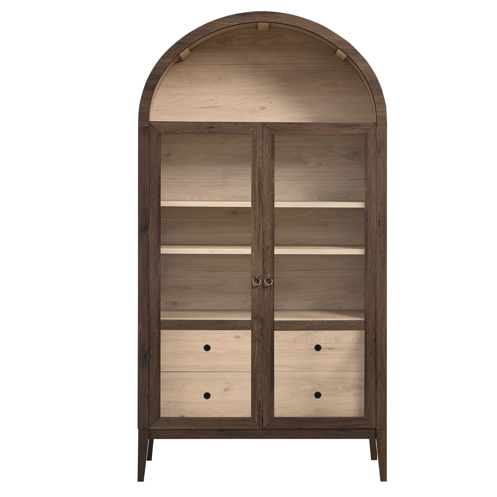 Nolan 74" Tall Arched Storage Display Cabinet by Modway