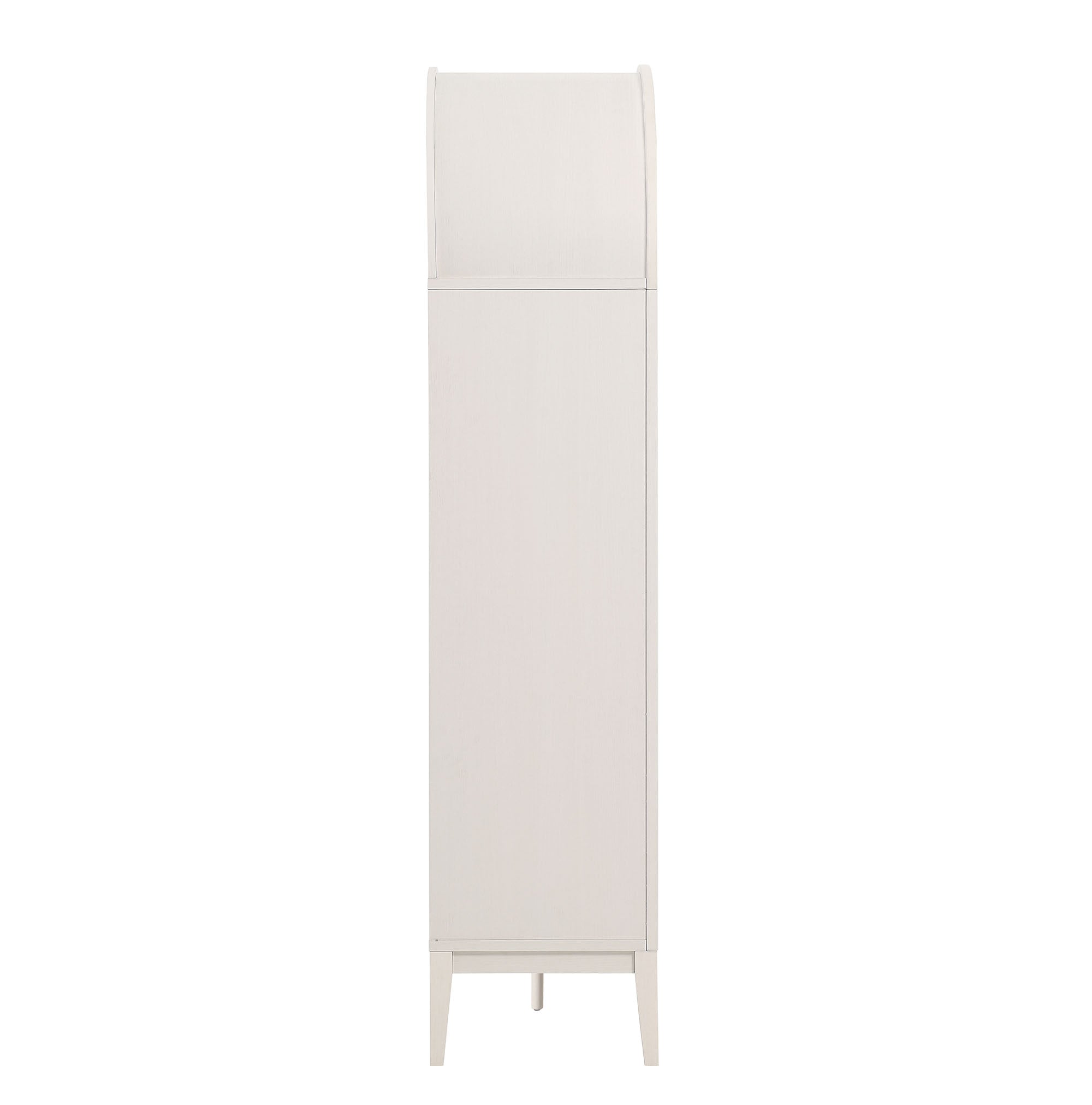 Nolan 74" Tall Arched Storage Display Cabinet Bookshelf by Modway