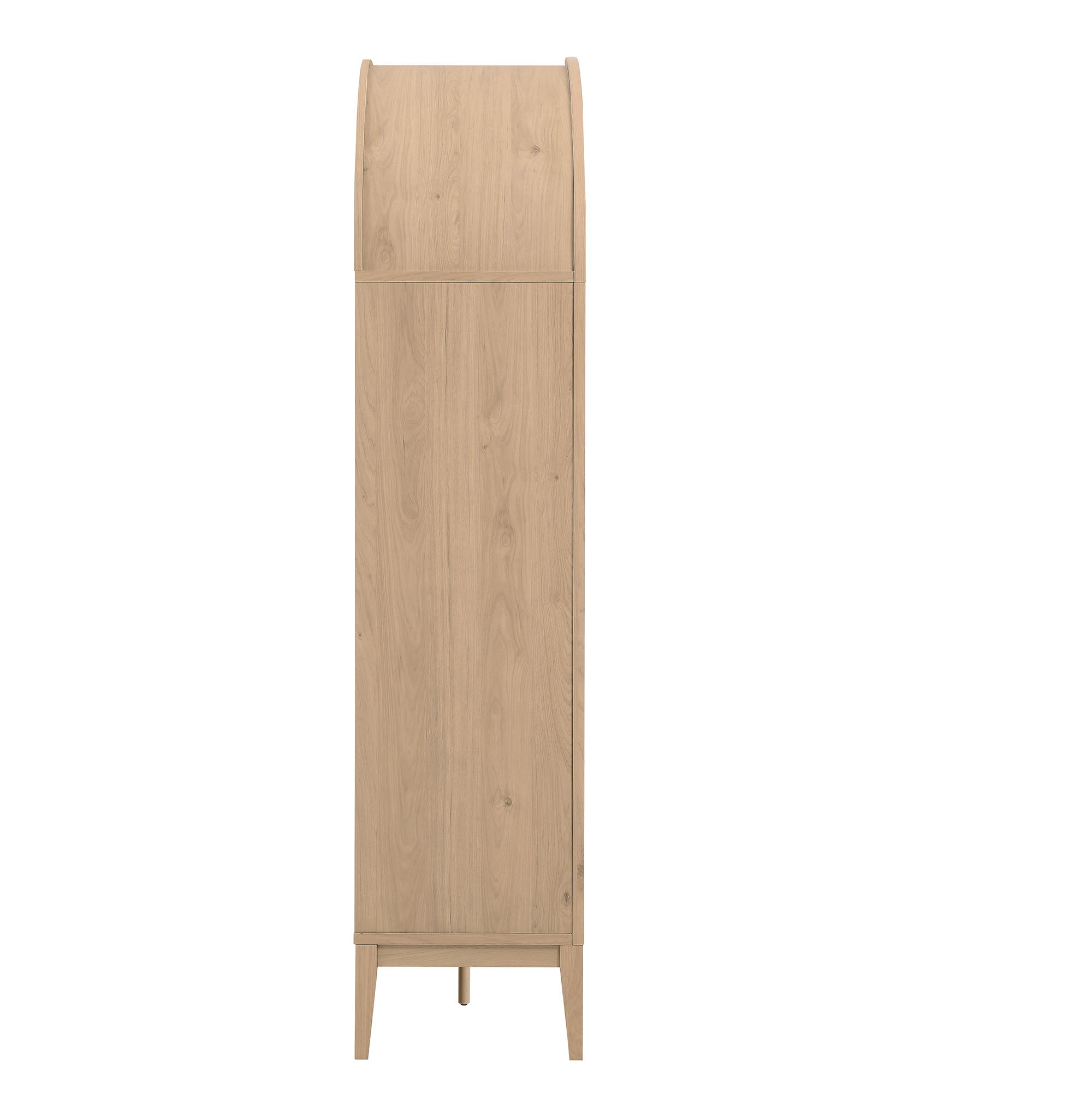 Nolan 74" Tall Arched Storage Display Cabinet Bookshelf by Modway