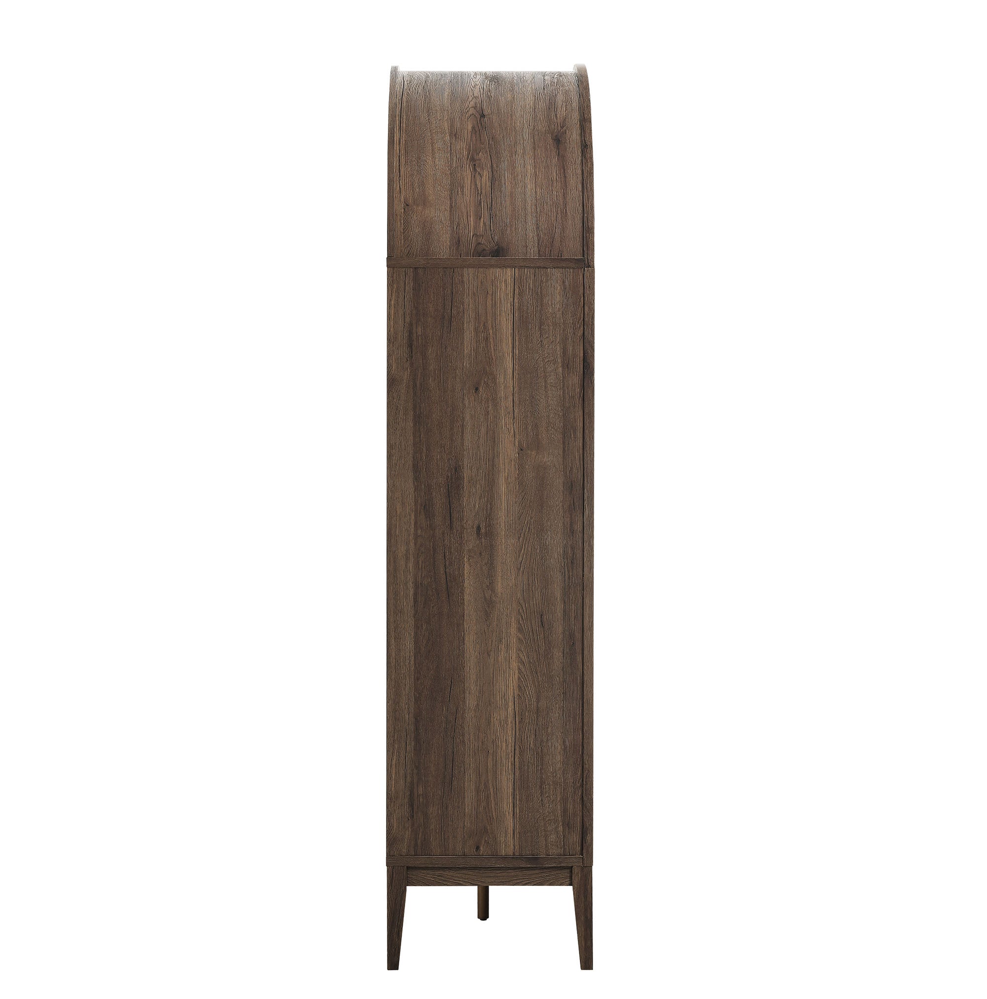 Nolan 74" Tall Arched Storage Display Cabinet Bookshelf by Modway