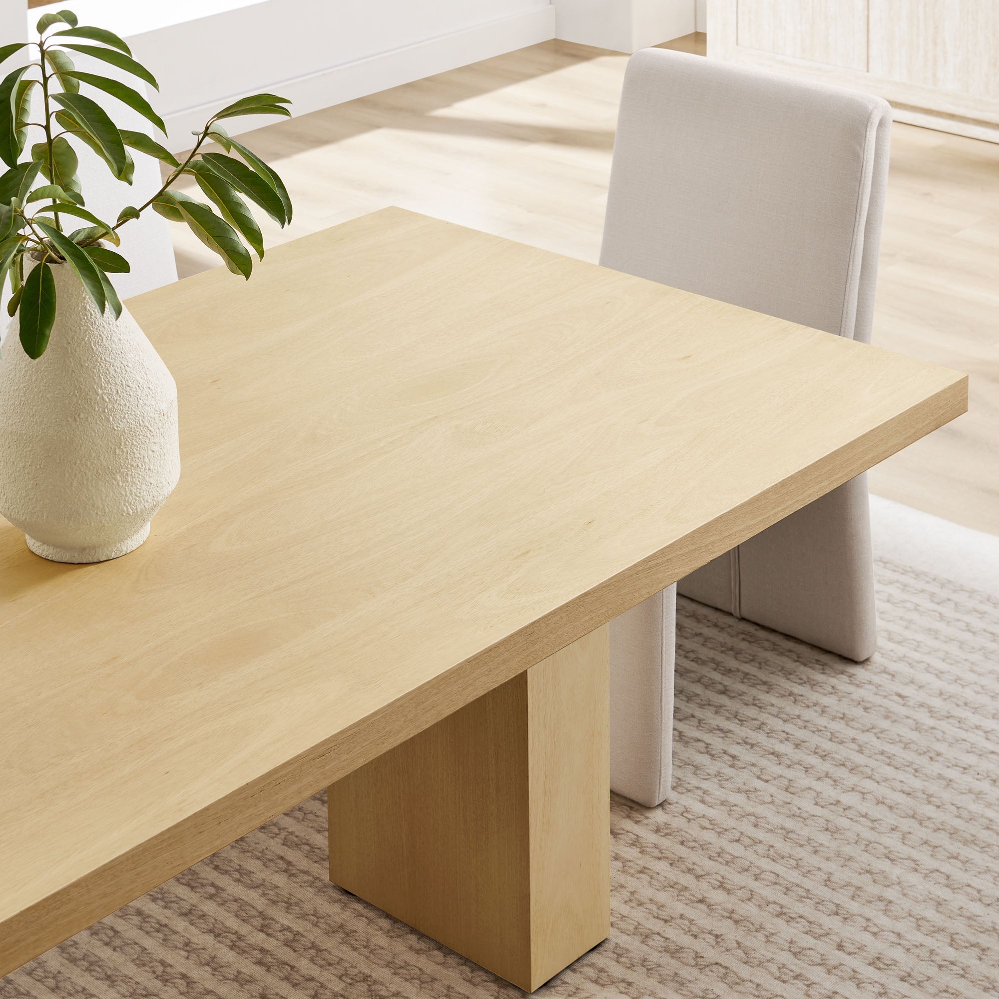 Piston 82" Rectangular Wood Dining Table by Modway