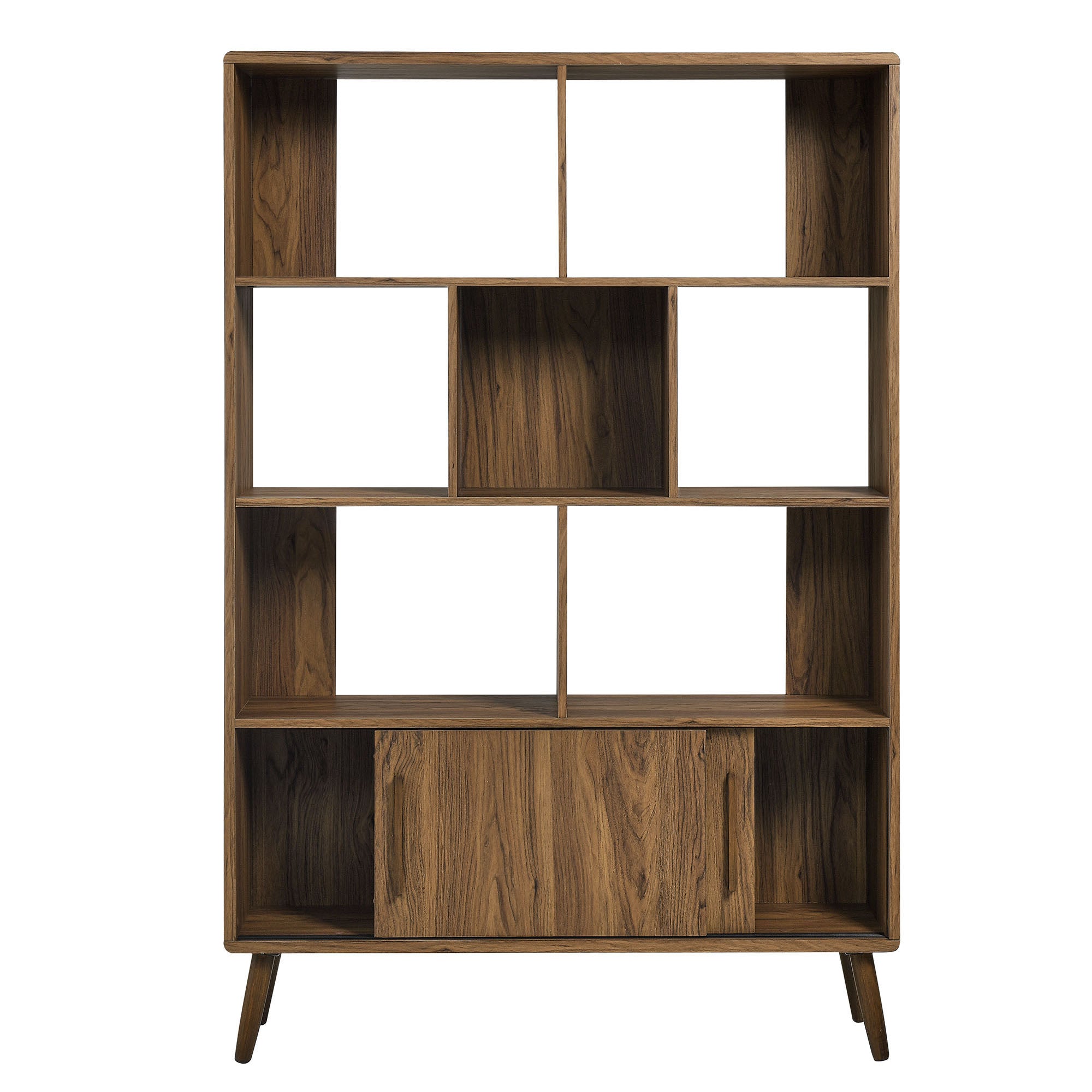 Transmit 45" Bookcase with Sliding Doors by Modway
