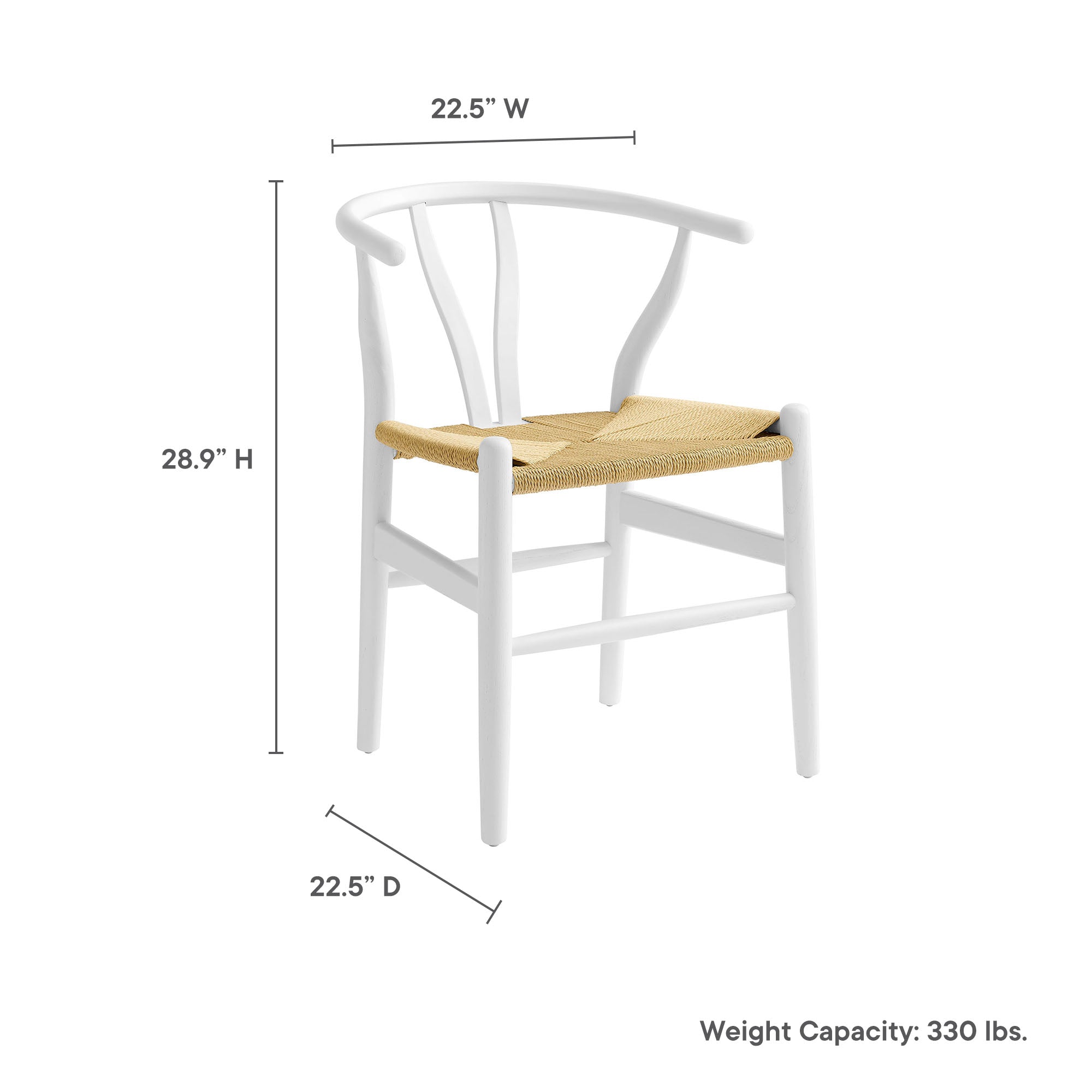 Amish 29" Wood Dining Chair by Modway