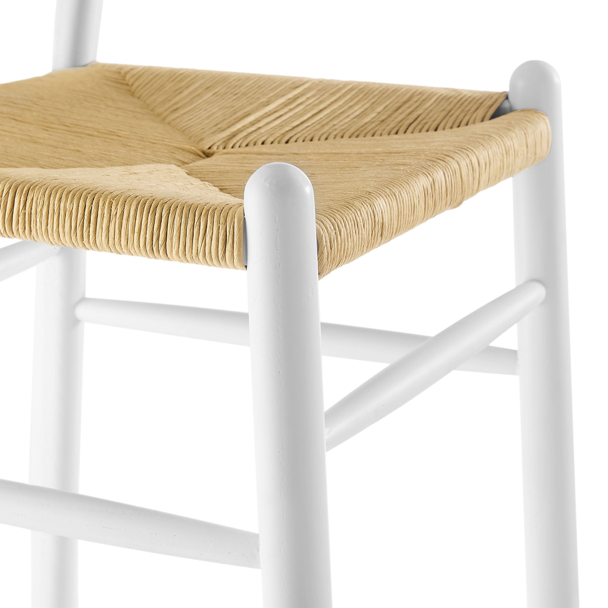 Amish Weathered Gray Teak Wood Bar Stool by Modway