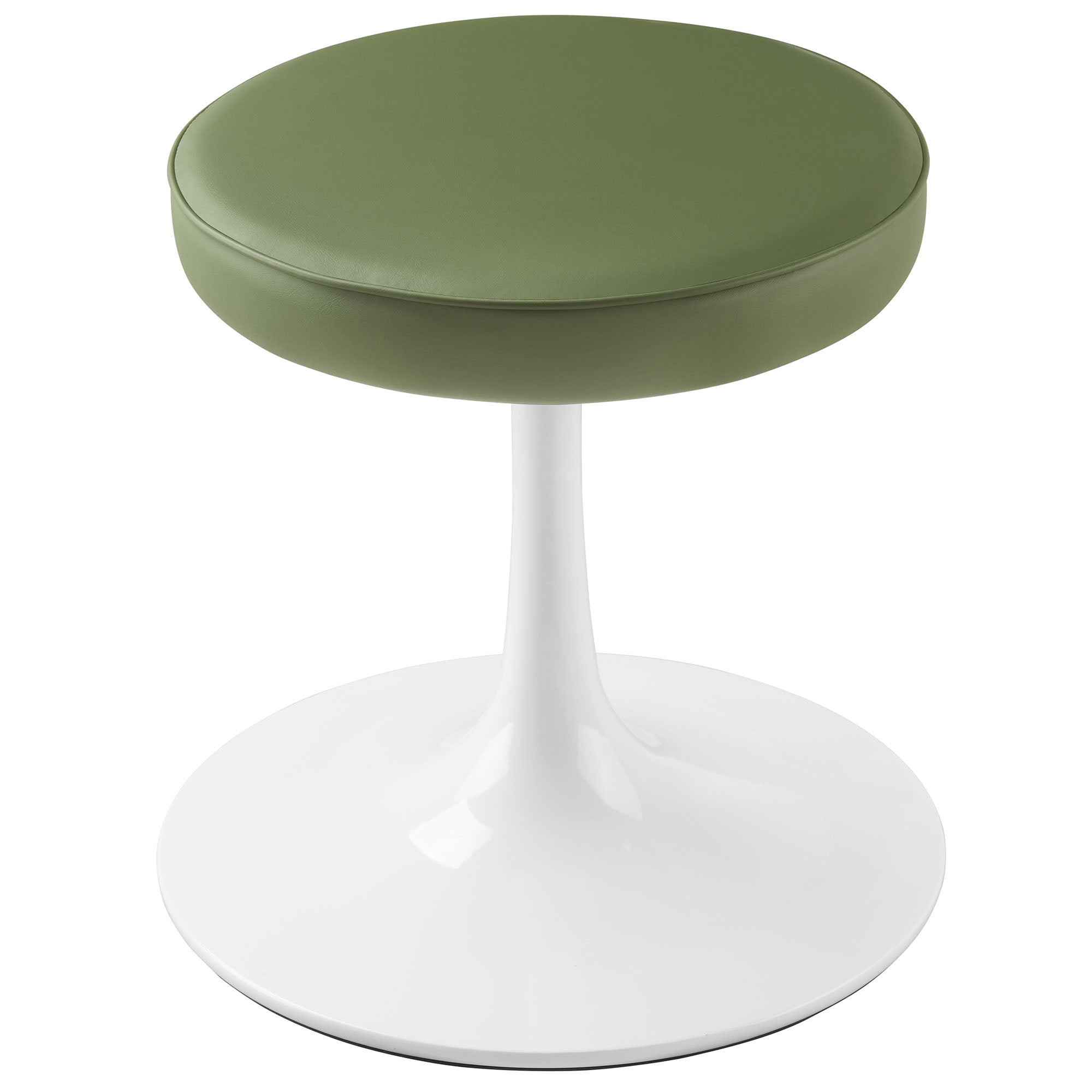 Lippa Vegan Leather Round Stool by Modway