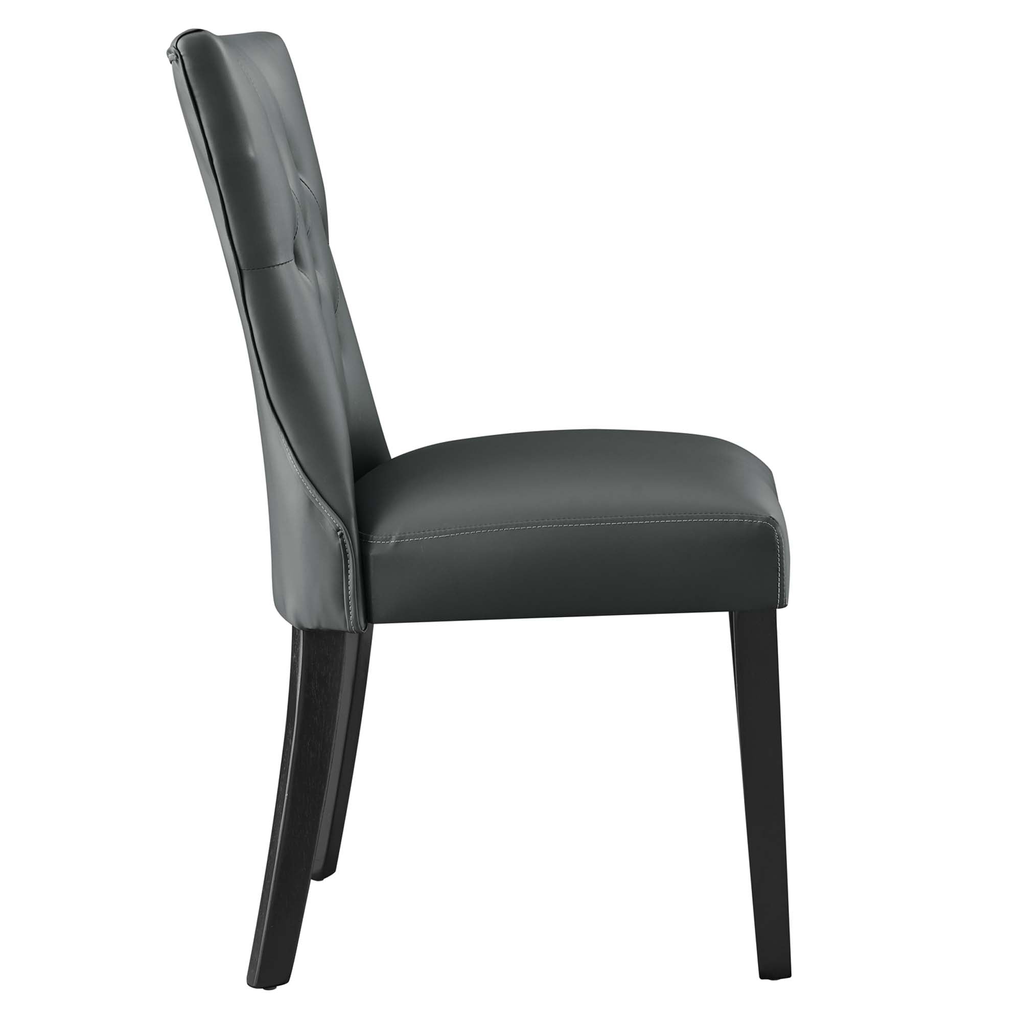 Silhouette Dining Vinyl Side Chair by Modway