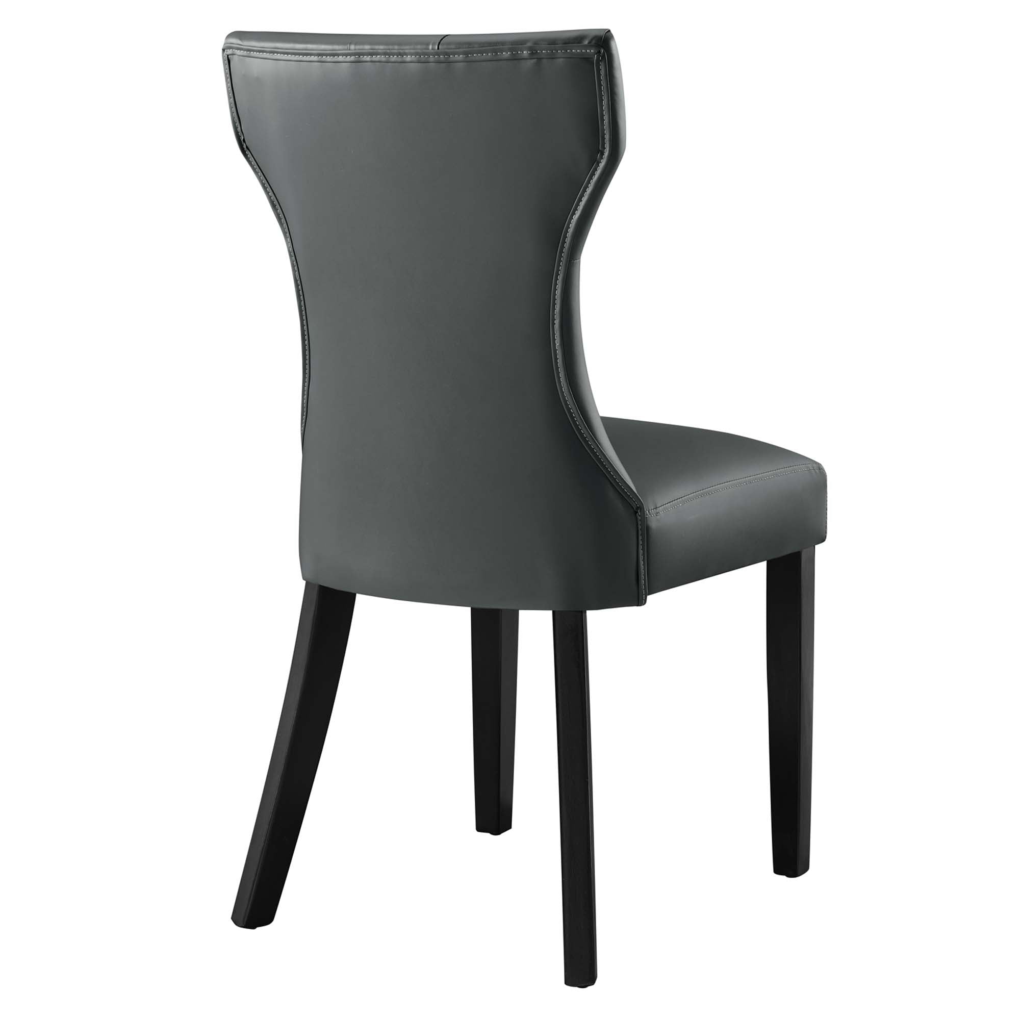 Silhouette Dining Vinyl Side Chair by Modway