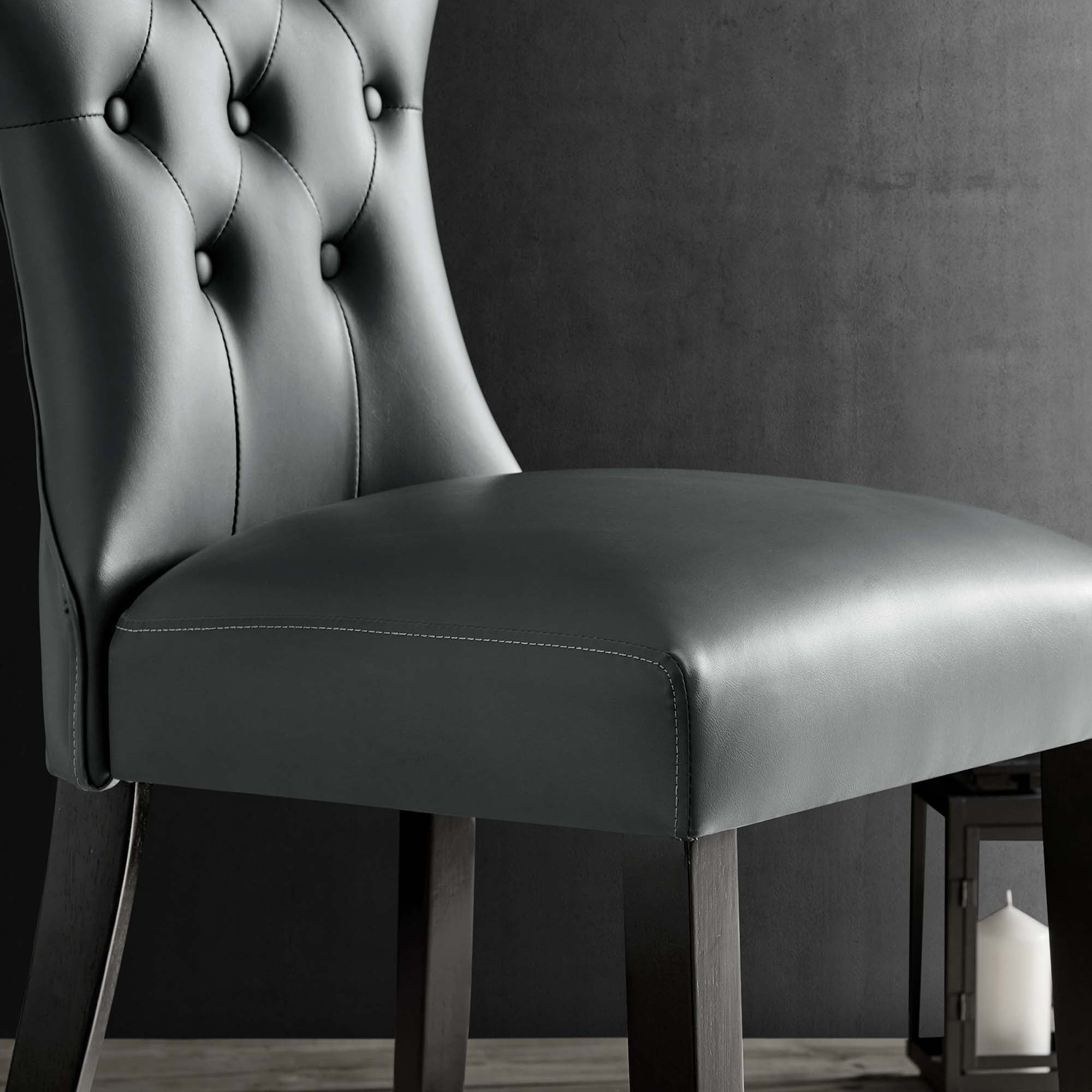Silhouette Dining Vinyl Side Chair by Modway