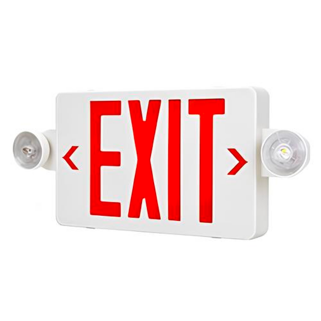 LED Emergency EXIT Sign - Red, 5W, 250 Lumens, 120-277V, Upto 90 Mins Battery Duration, ETL Listed, 2 Years Warranty