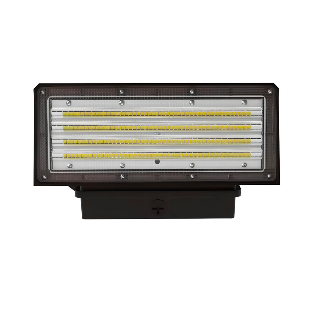 LED Adjustable Wall Pack 45W - 5000K -  5895 Lumens - AC120-277V 0-10V Dimmable - IP66 - UL Listed - DLC Premium Listed - 5 Years Warranty