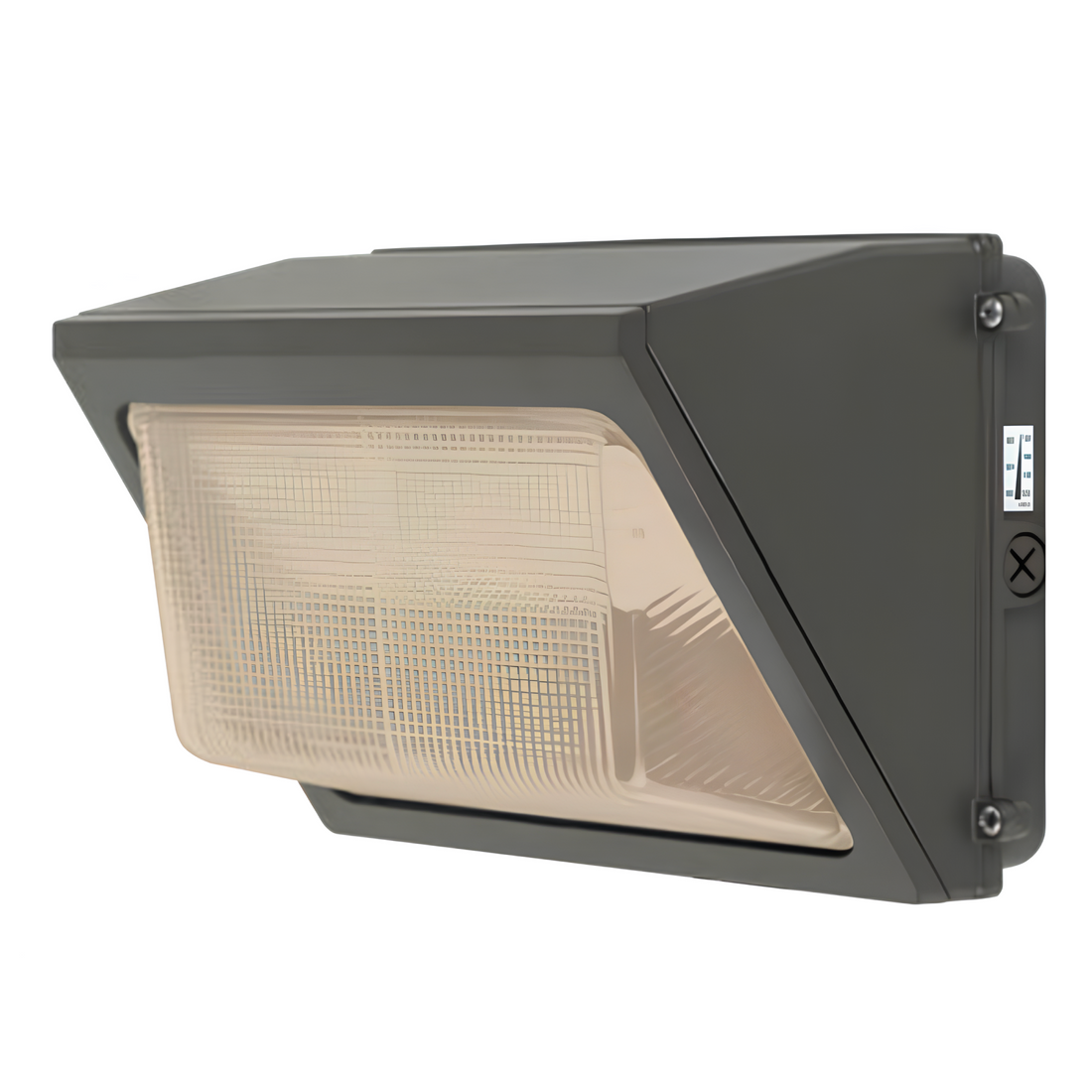 LED Glass Wall Pack Light - 42W/56W/70W Wattage adjustale - 3000K/4000K/5000K - CCT Selectable -9808Lumens AC120-277V  0-10V Dimmable - IP66 - UL Listed - DLC Premium Listed - 5 Years Warranty