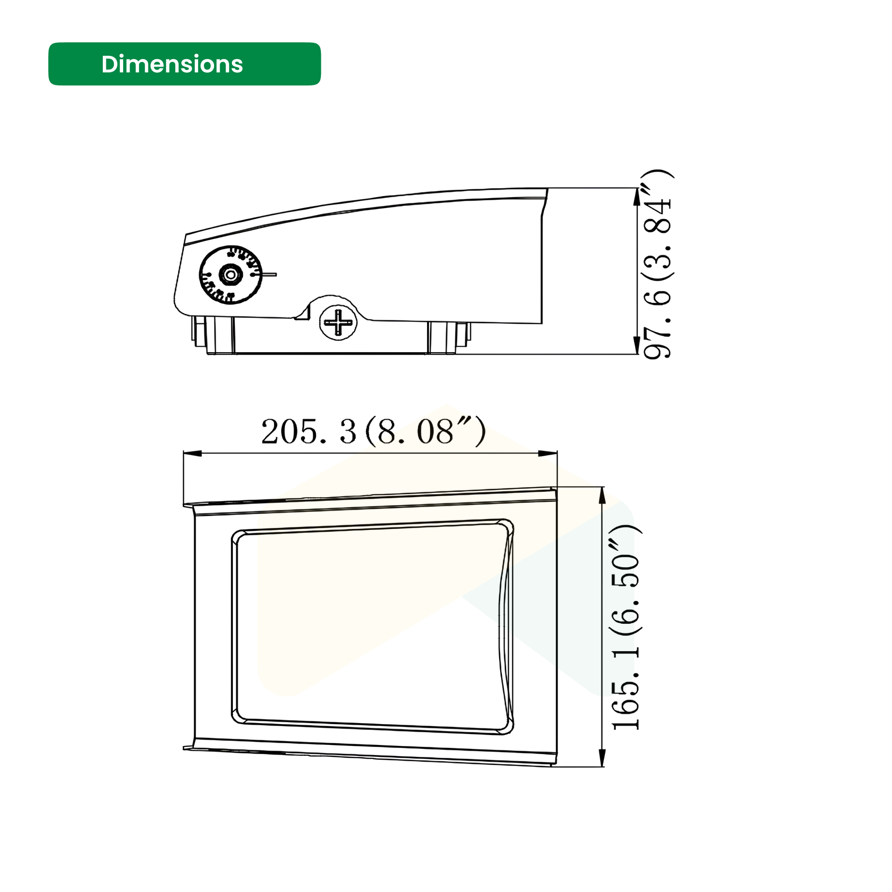 LED Adjustable Wall Pack 20W - 5000K - 2720 Lumens - AC120-277V 0-10V Dimmable - IP66 - UL Listed - DLC Premium Listed - 5 Years Warranty