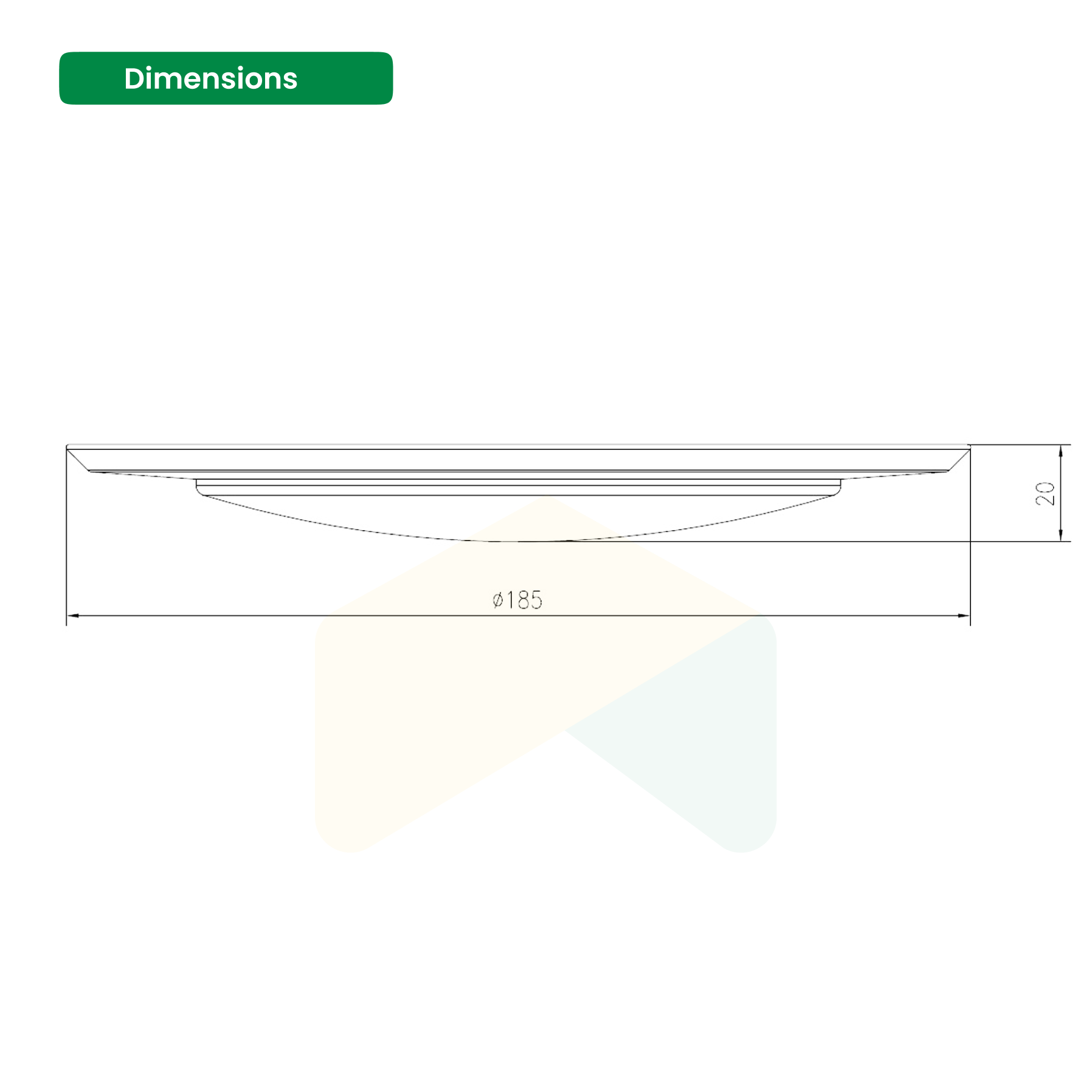 6-inch LED Disk Downlight - 15W, 5000K, 1200 Lumens, AC120V - Dimmable - IP66 - UL Listed - DLC Premium Listed - 5 Years Warranty