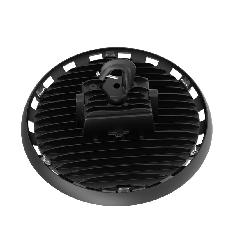 205W UFO LED High Bay Light - CCT Changeable (3000K/4000K/5000K), 31000 Lumens, AC120-277V, 0-10V Dimmable, UL and DLC Listed - Bronze