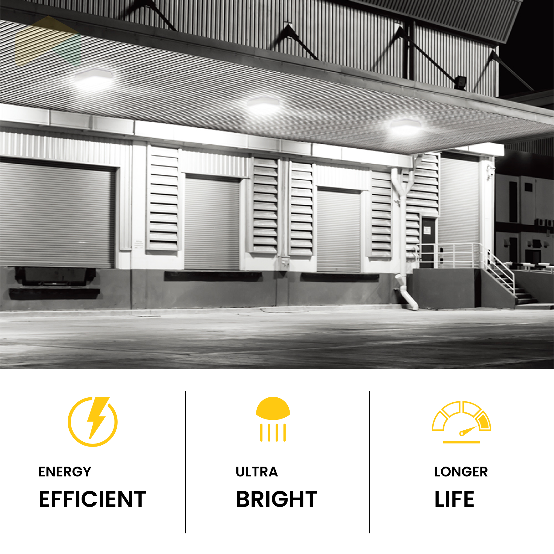 LED Canopy Light - 30W/45W/63W Wattage Adjustable - 4000/5000K - 8568Lumens 0-10V Dim,120-277V DLC 5.1 Premium, Dark Brown