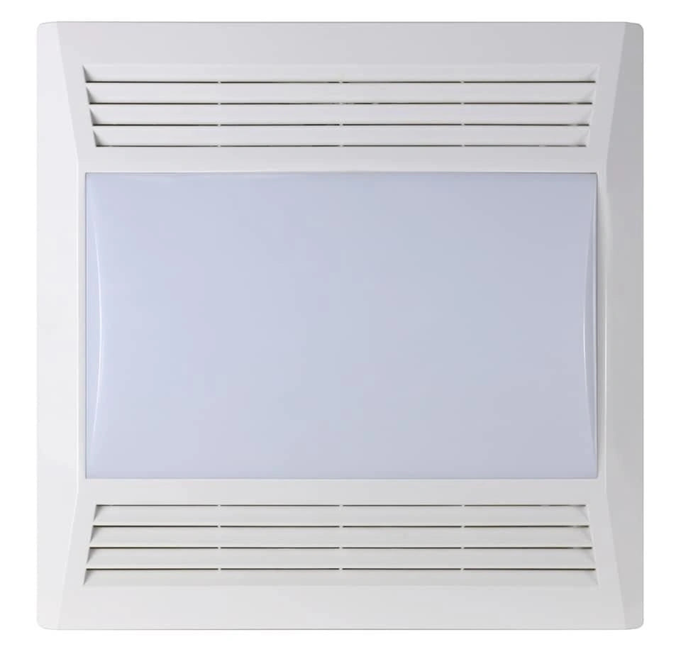 LED Exhaust Fan with Integrated Light– 30W Fan and 15W LED, 1500 Lumens, 6500K, IP44 Rated – UL Listed, 1-Year Warranty