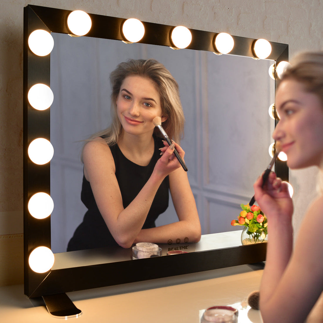 Hollywood Vanity Mirror with Lights Dressing Tabletop Vanity Mirror