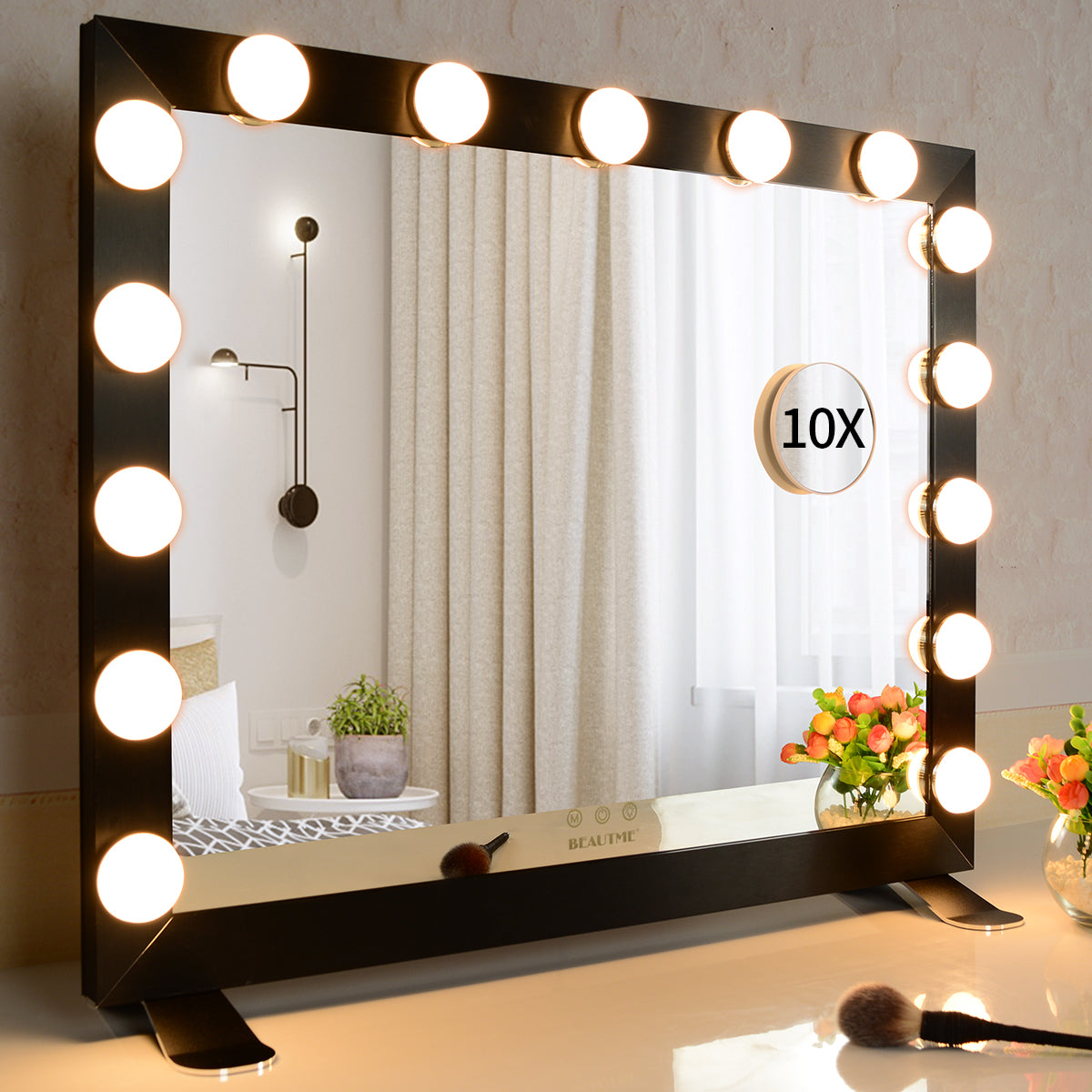 Hollywood Vanity Mirror with Lights Dressing Tabletop Vanity Mirror