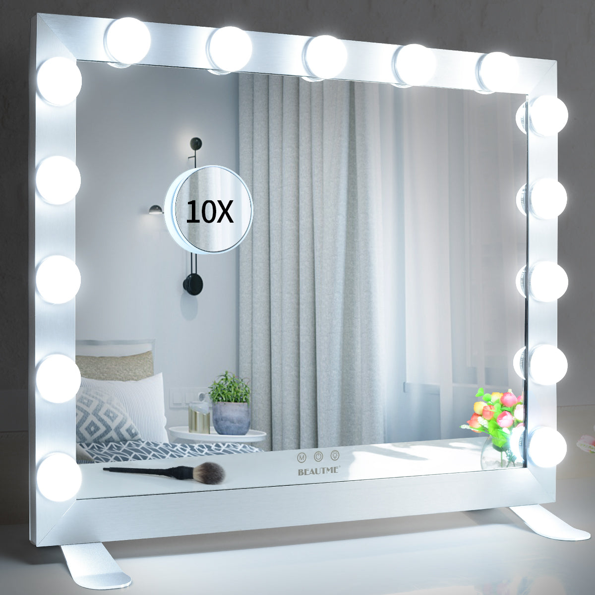 Hollywood Vanity Mirror with Lights Dressing Tabletop Vanity Mirror