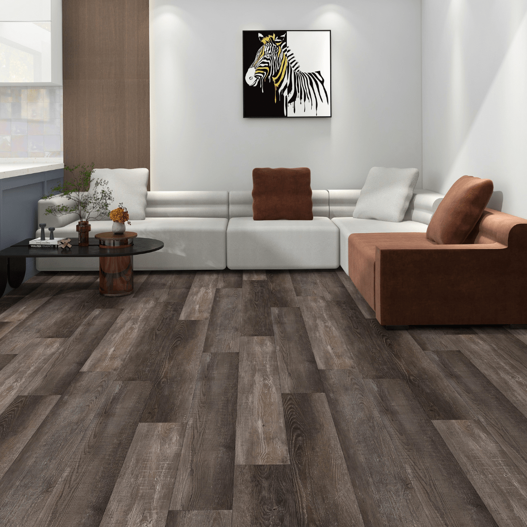 7" x 48" x 4.5mm Thickness Lakehouse Click Lock Luxury Vinyl Plank, 12MIL (26SQ FT/ BOX)