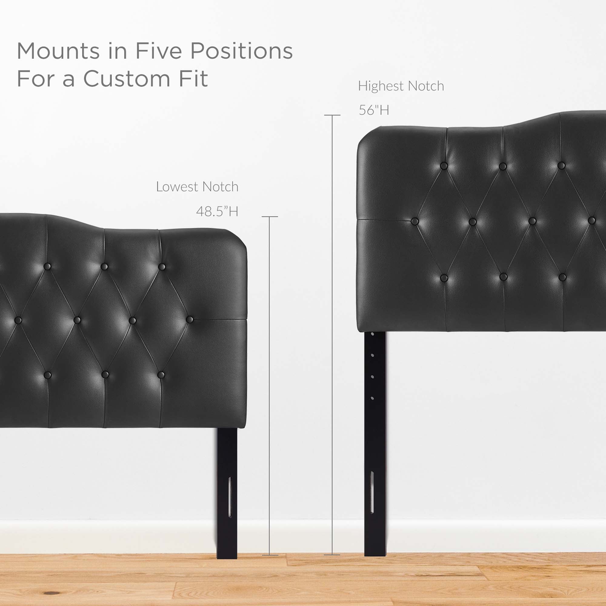 Annabel Upholstered Vinyl Headboard by Modway