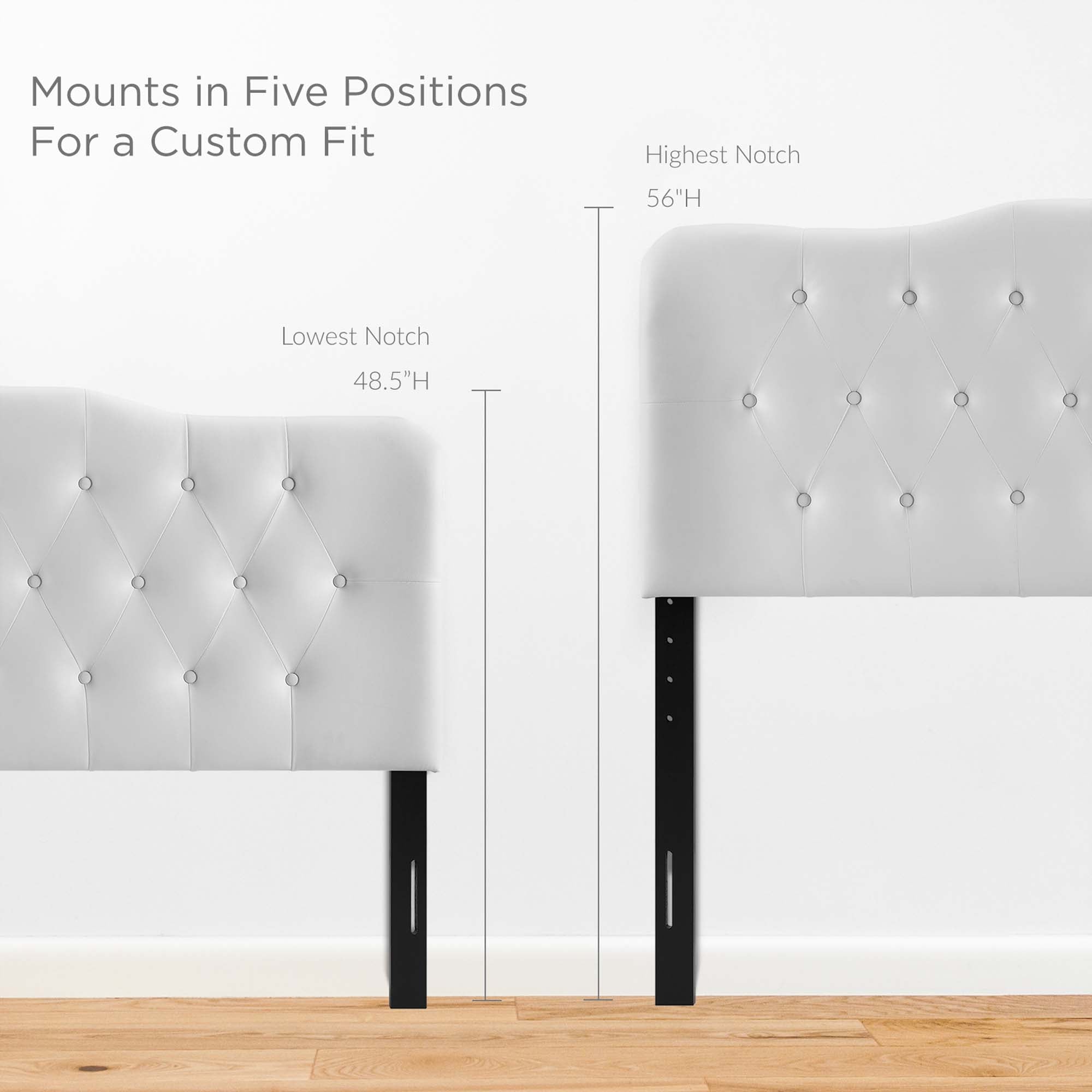 Annabel Upholstered Vinyl Headboard by Modway