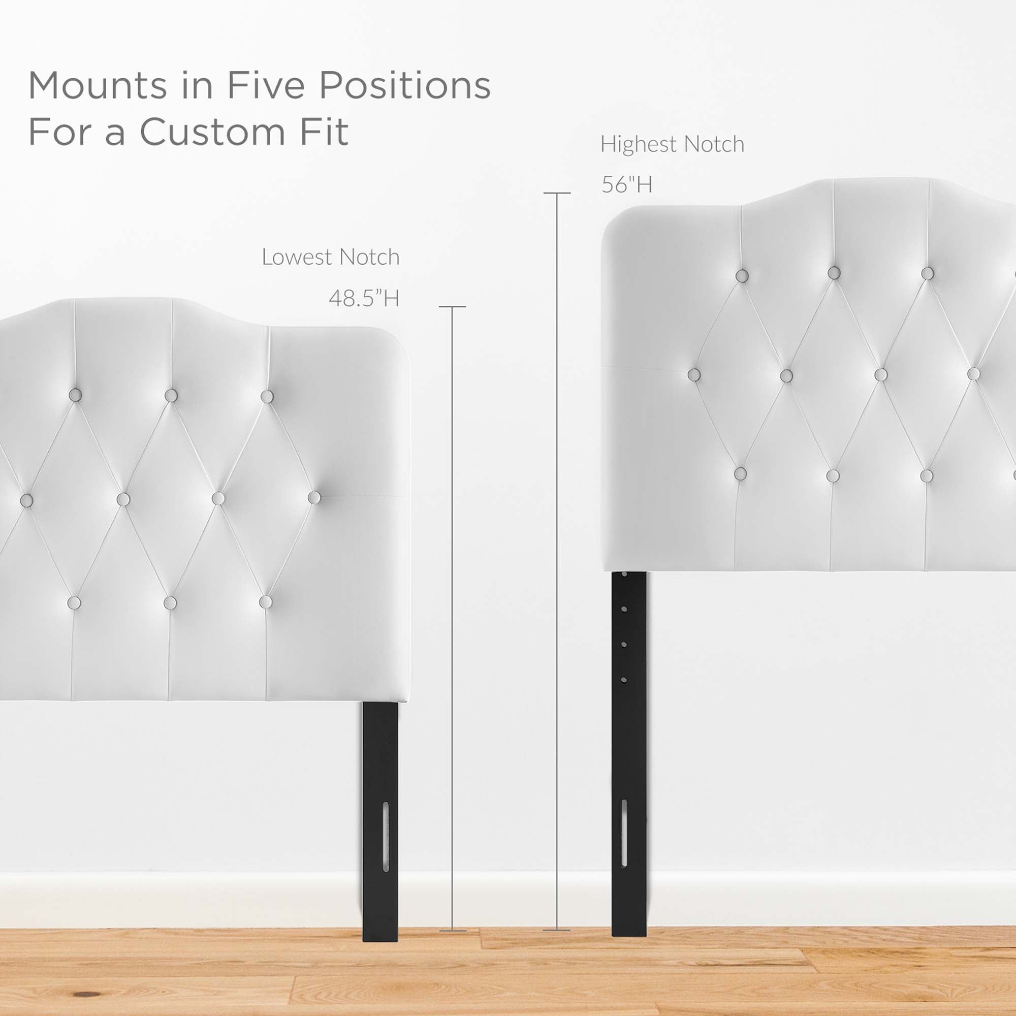 Annabel Upholstered Vinyl Headboard by Modway