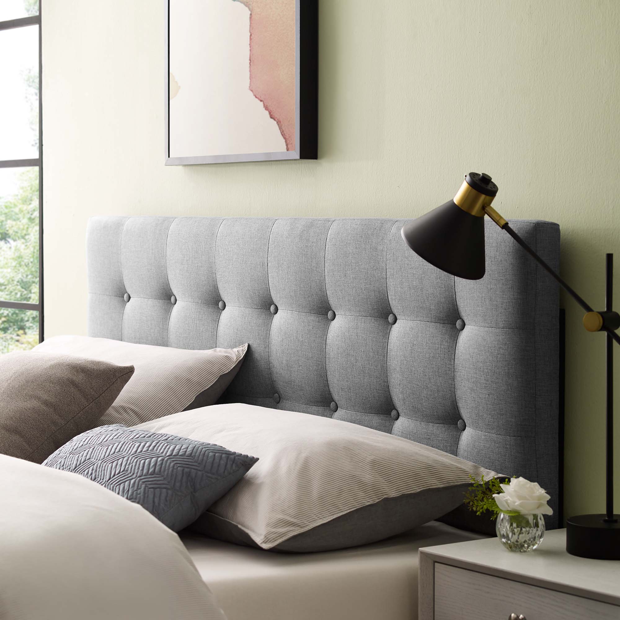 Emily Upholstered Fabric Headboard by Modway