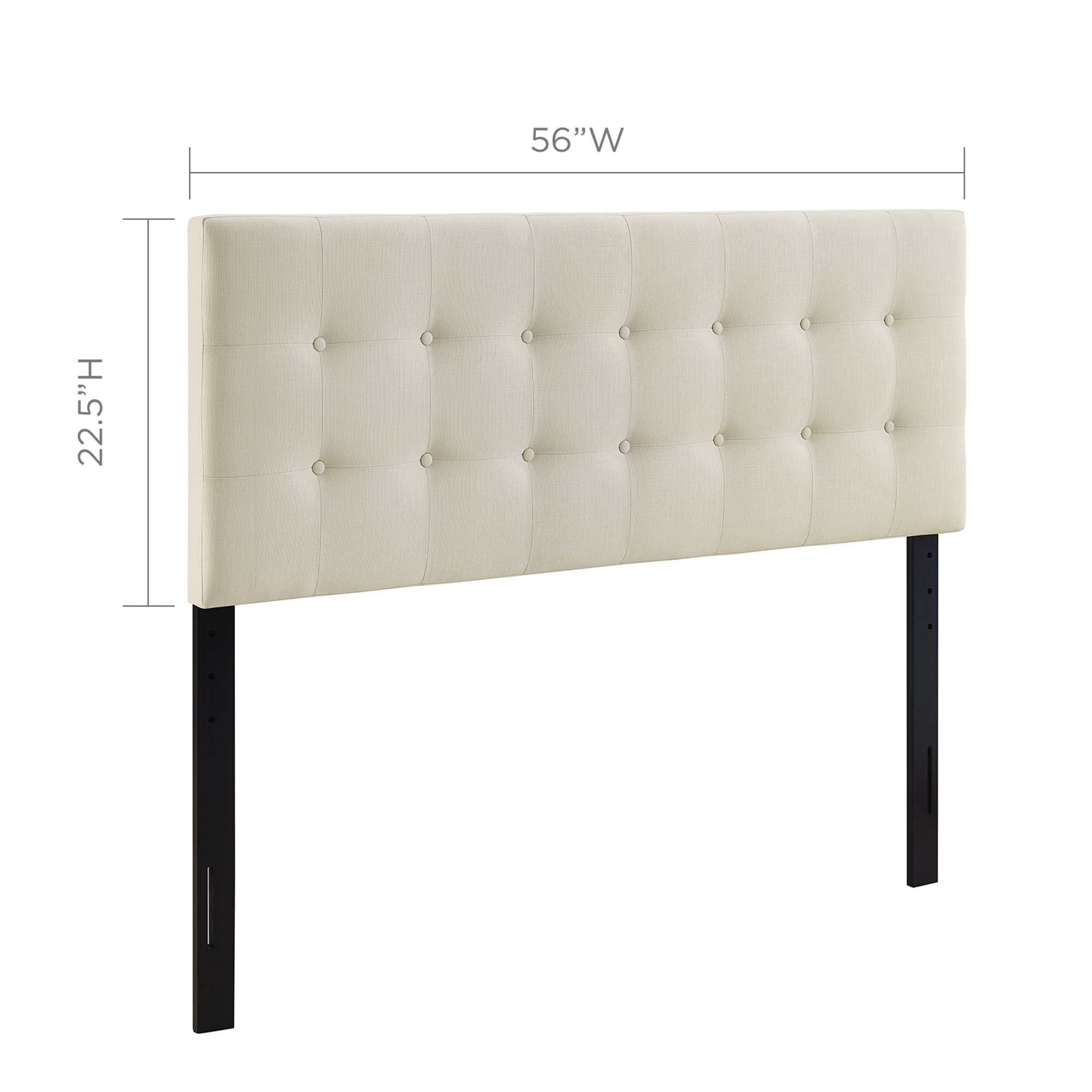 Emily Upholstered Fabric Headboard by Modway