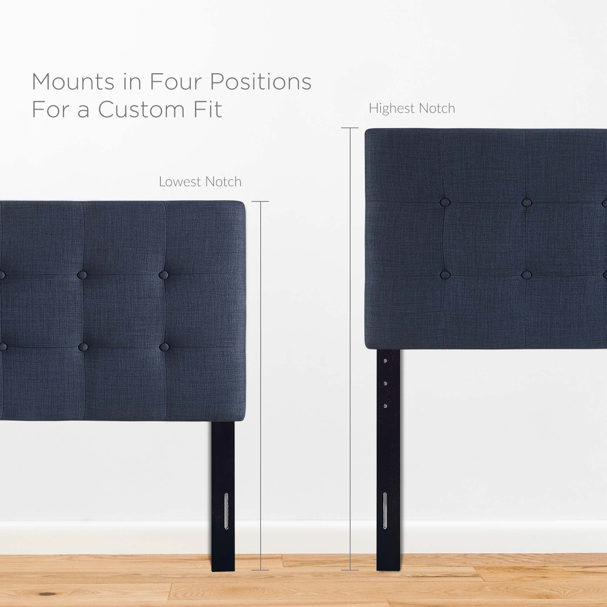 Emily Upholstered Fabric Headboard by Modway