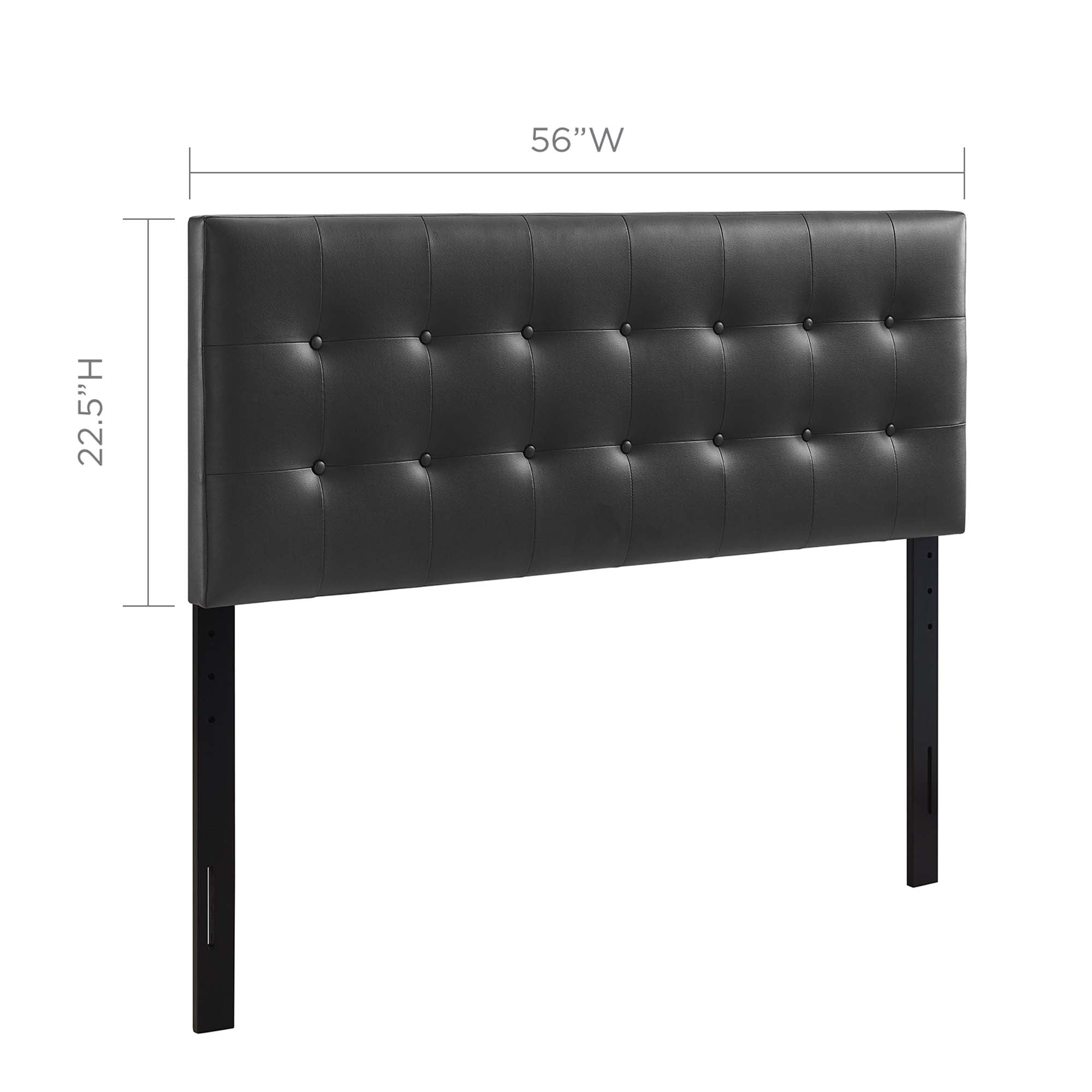 Emily Upholstered Vinyl Headboard by Modway