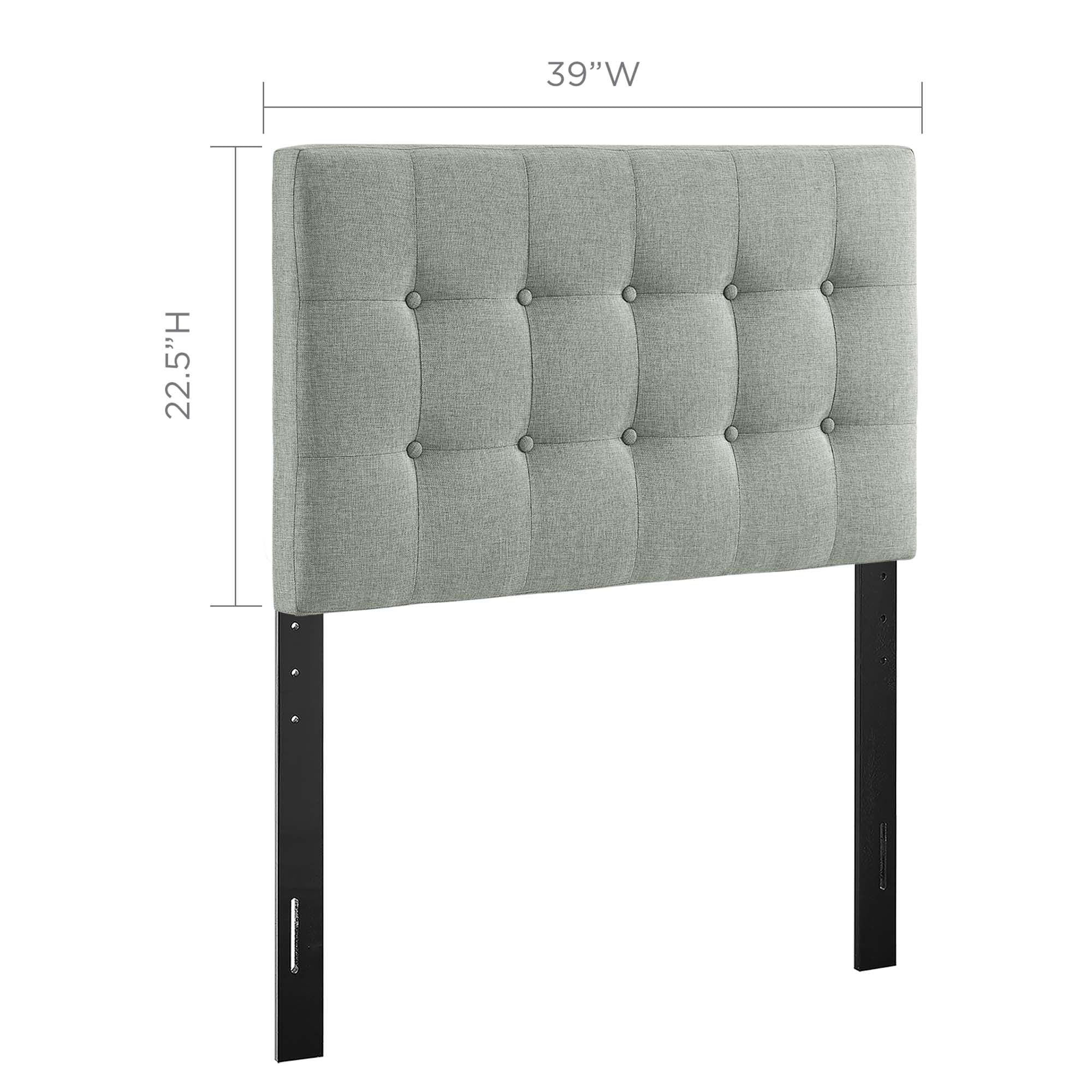Emily Upholstered Fabric Headboard by Modway