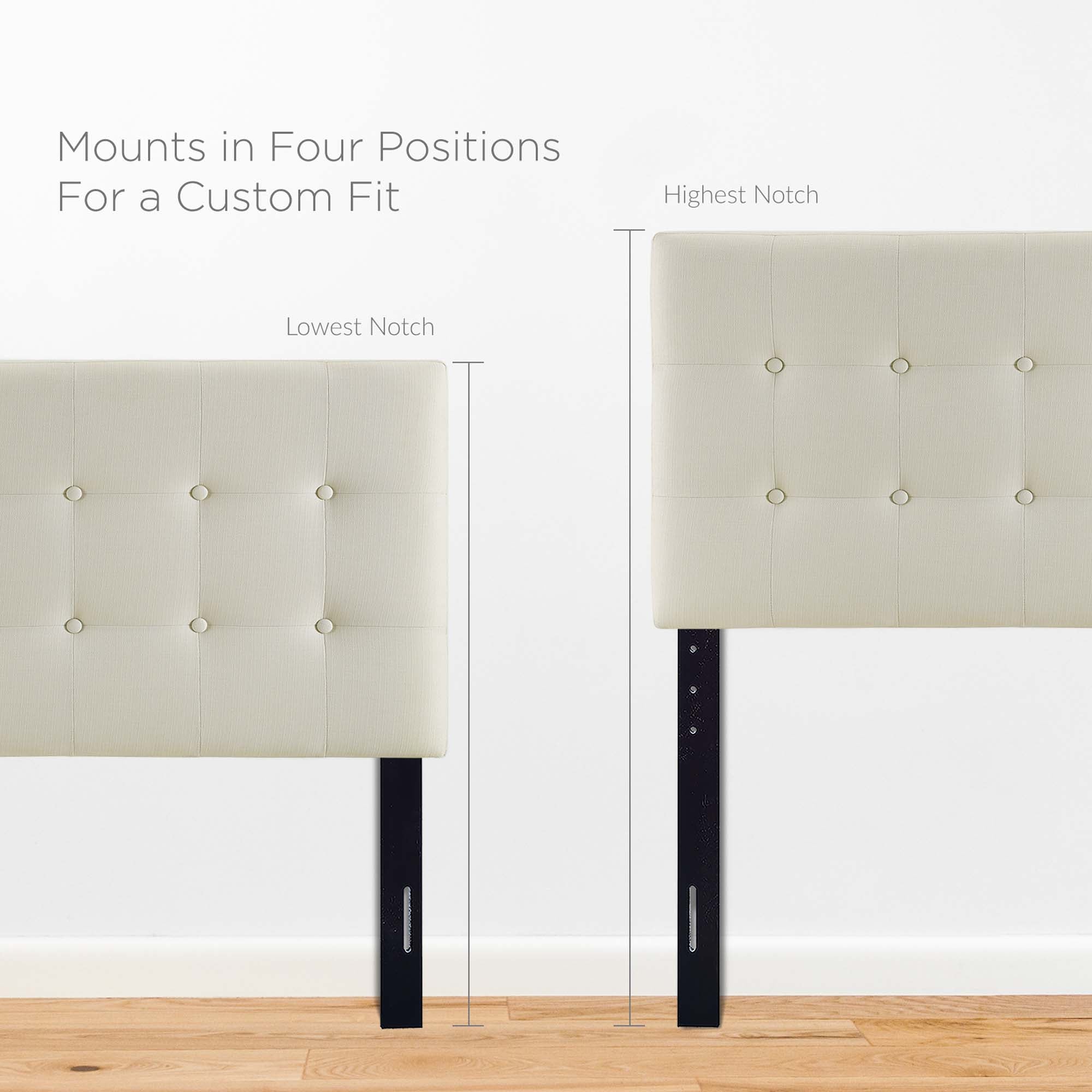 Emily Upholstered Fabric Headboard by Modway