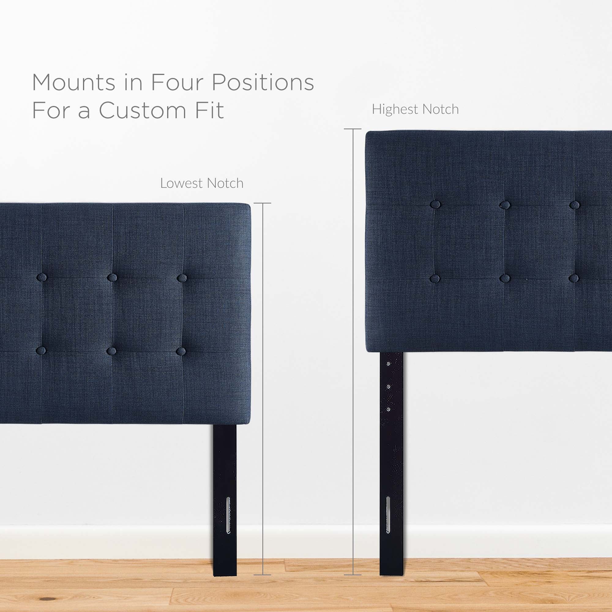 Emily Upholstered Fabric Headboard by Modway