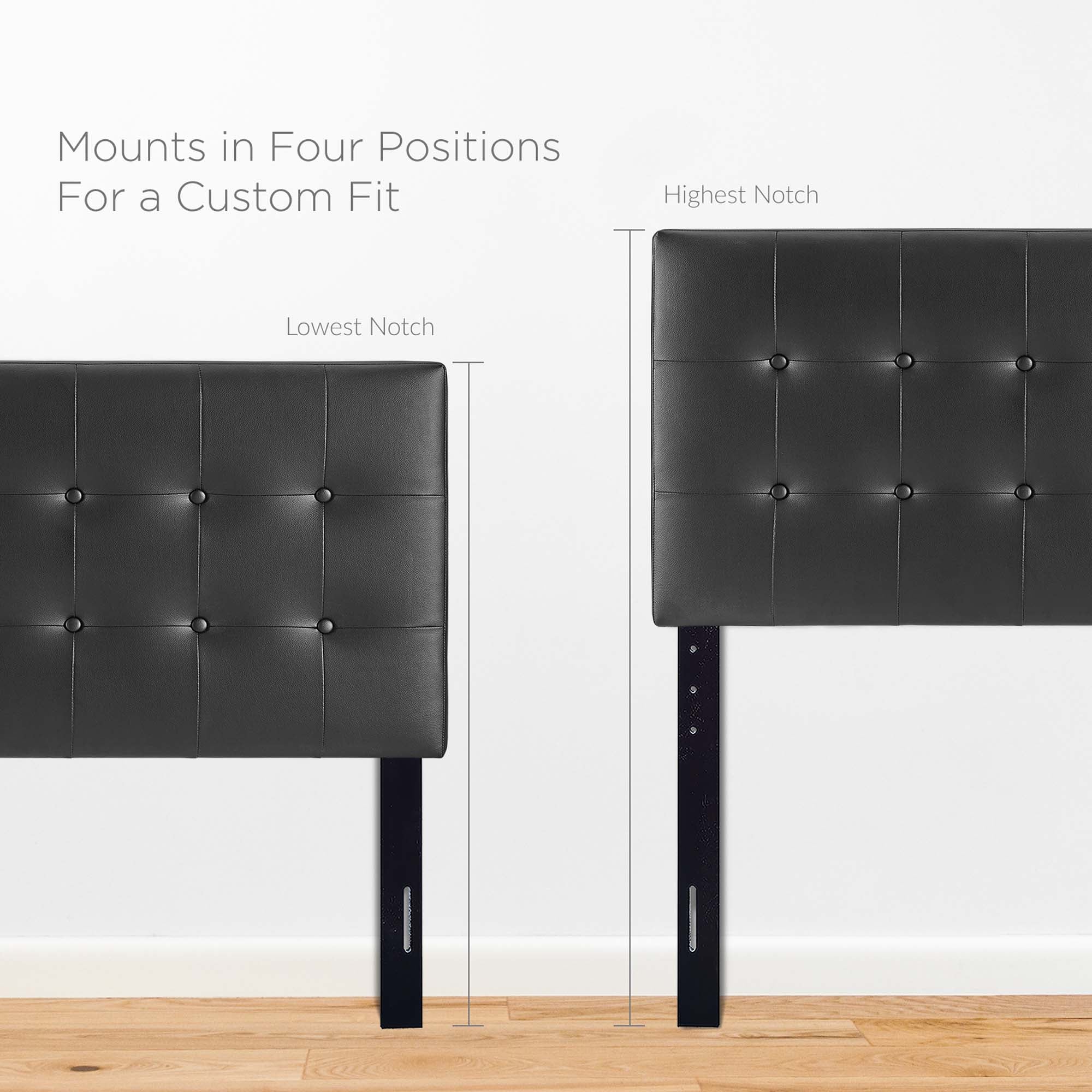 Emily Upholstered Vinyl Headboard by Modway