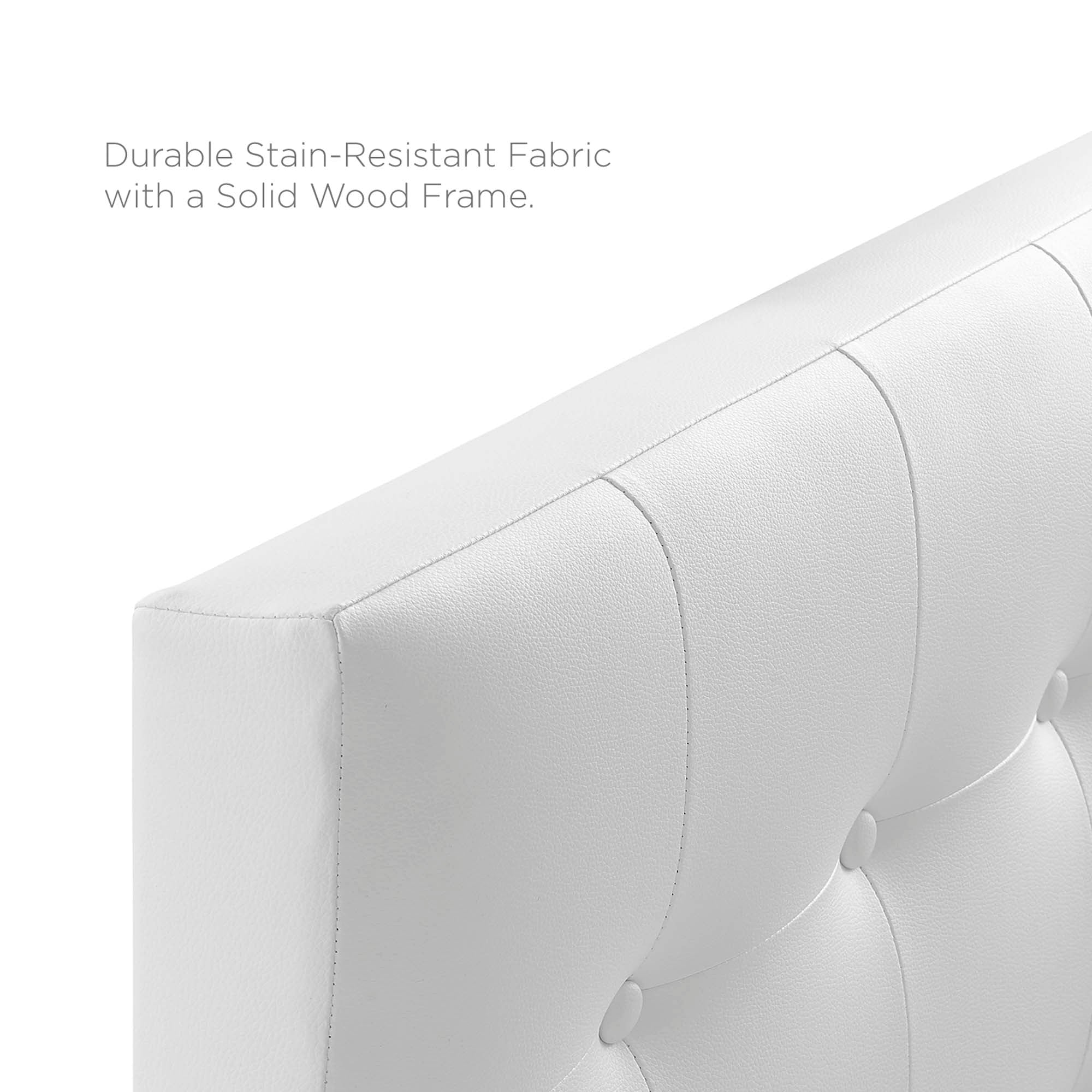 Emily Upholstered Vinyl Headboard by Modway