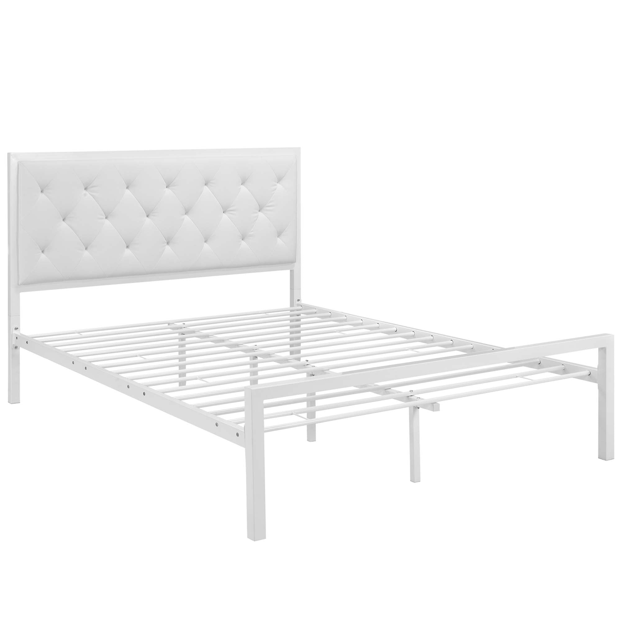 Mia Vinyl Bed by Modway