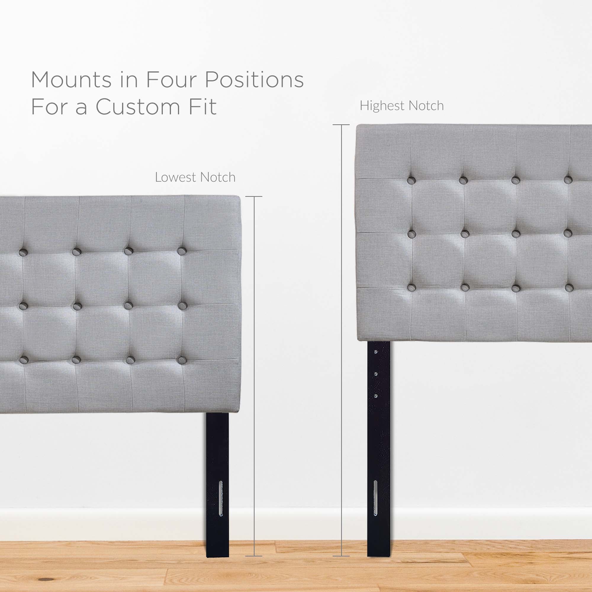 Tinble Upholstered Fabric Queen Headboard by Modway