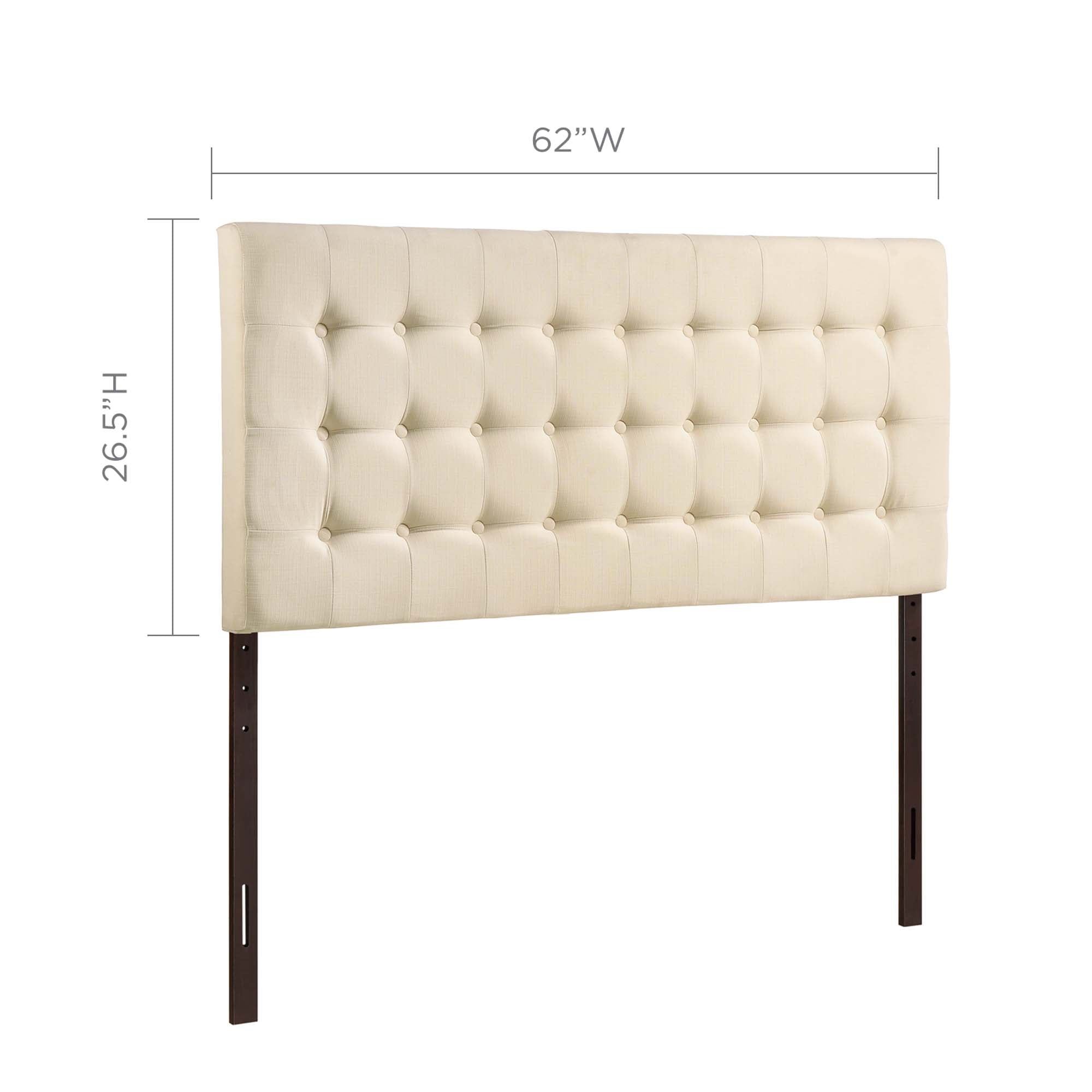 Tinble Upholstered Fabric Queen Headboard by Modway