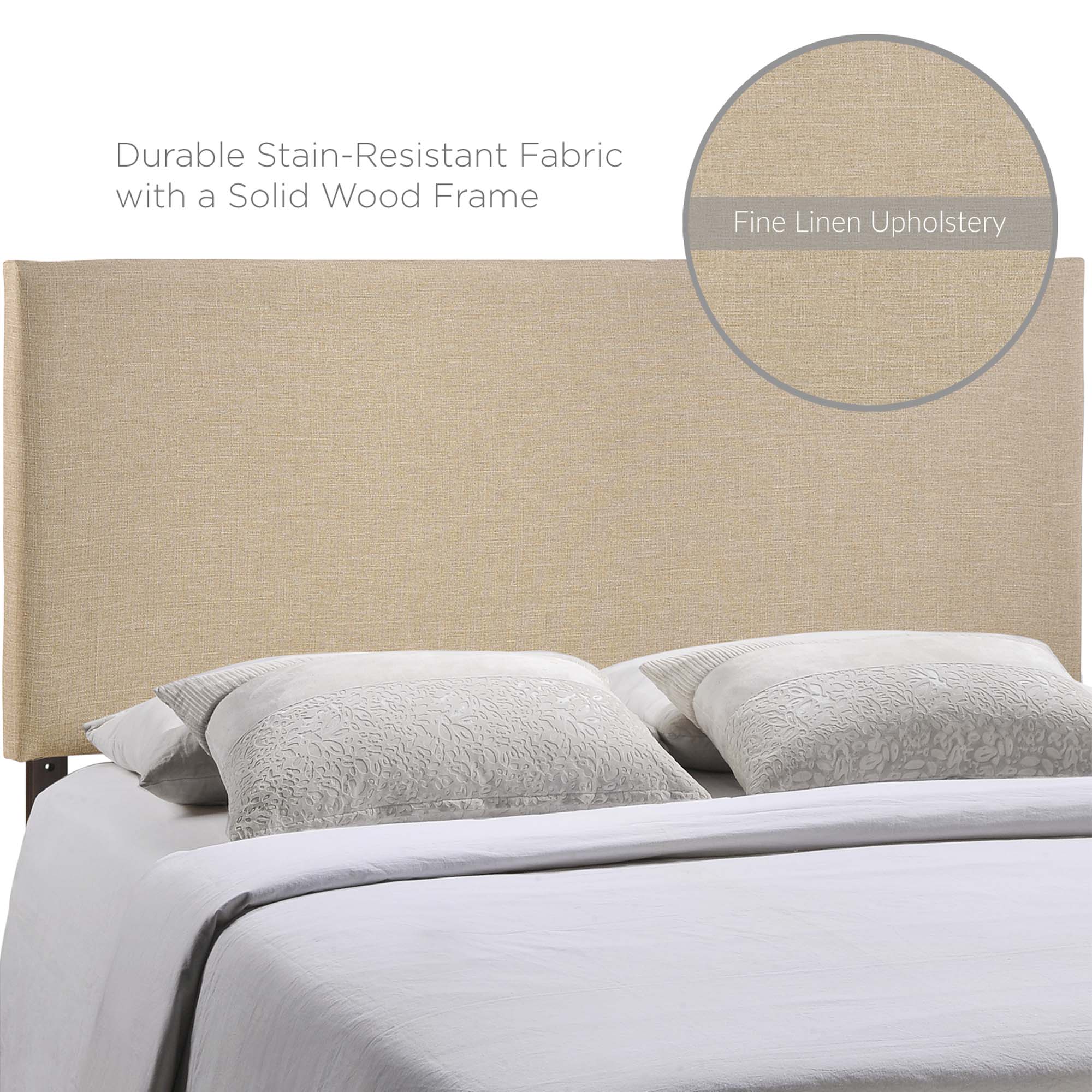 Region Upholstered Fabric Headboard by Modway