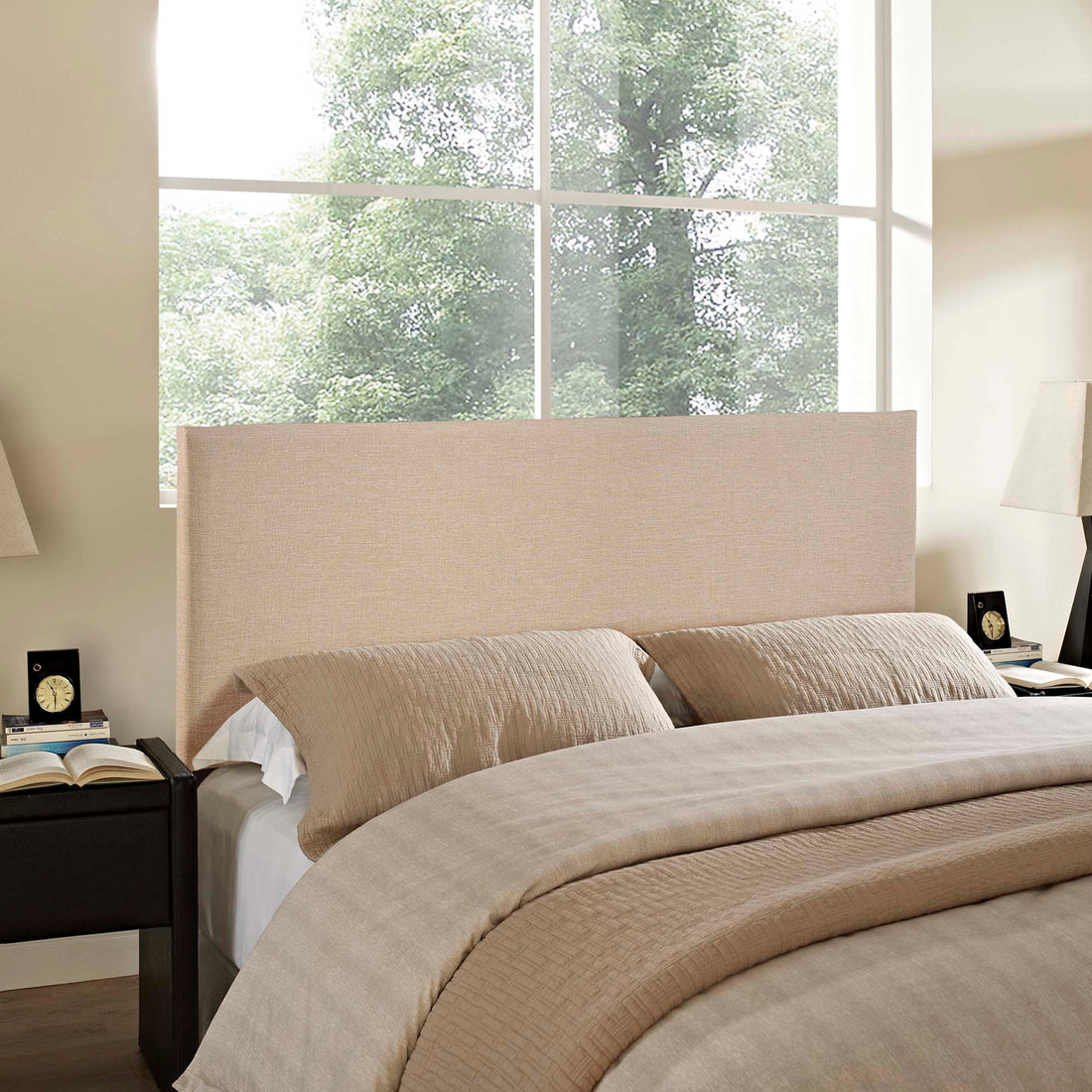 Region Upholstered Fabric Headboard by Modway